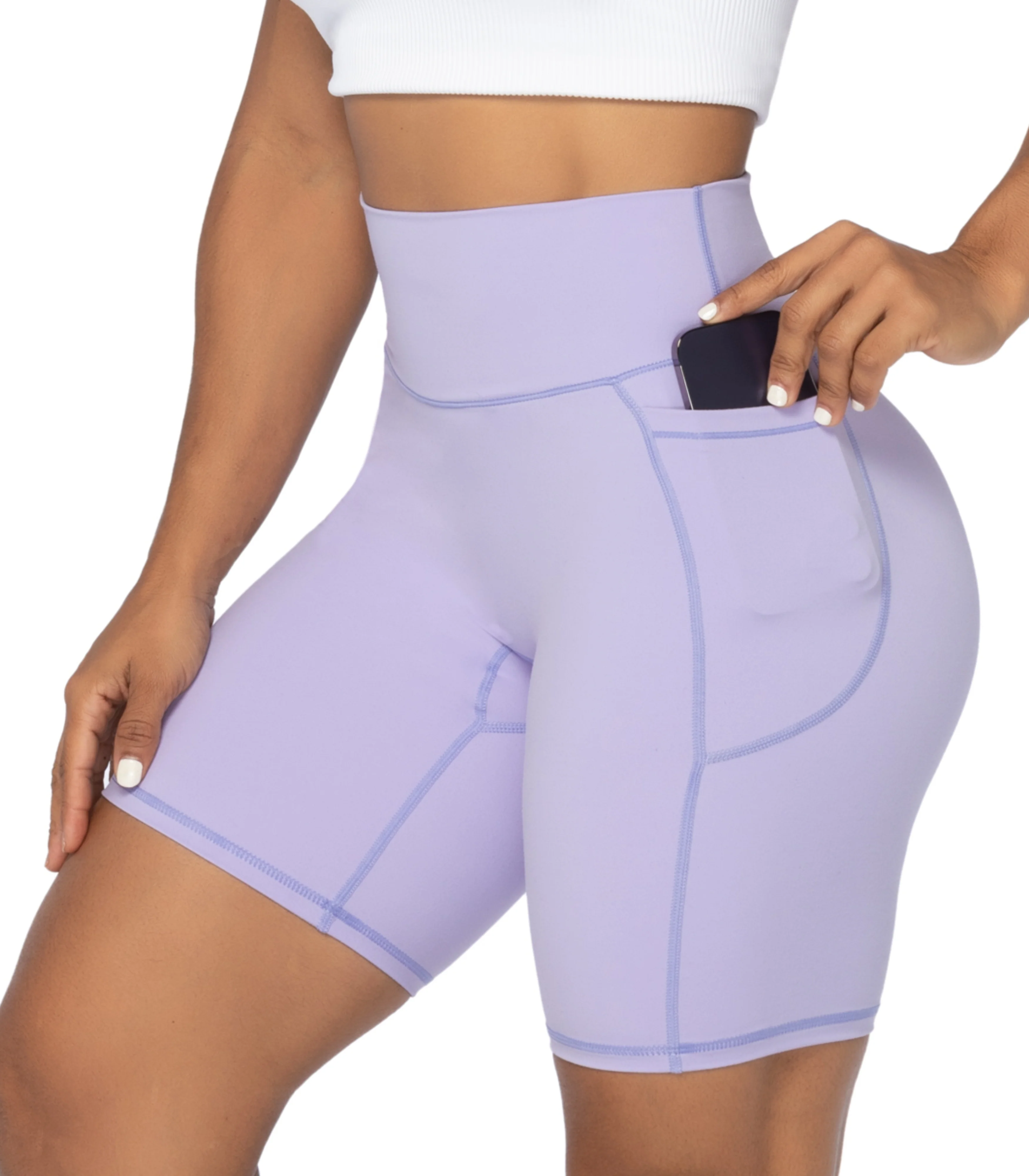 8 Biker Shorts for Women with Pockets