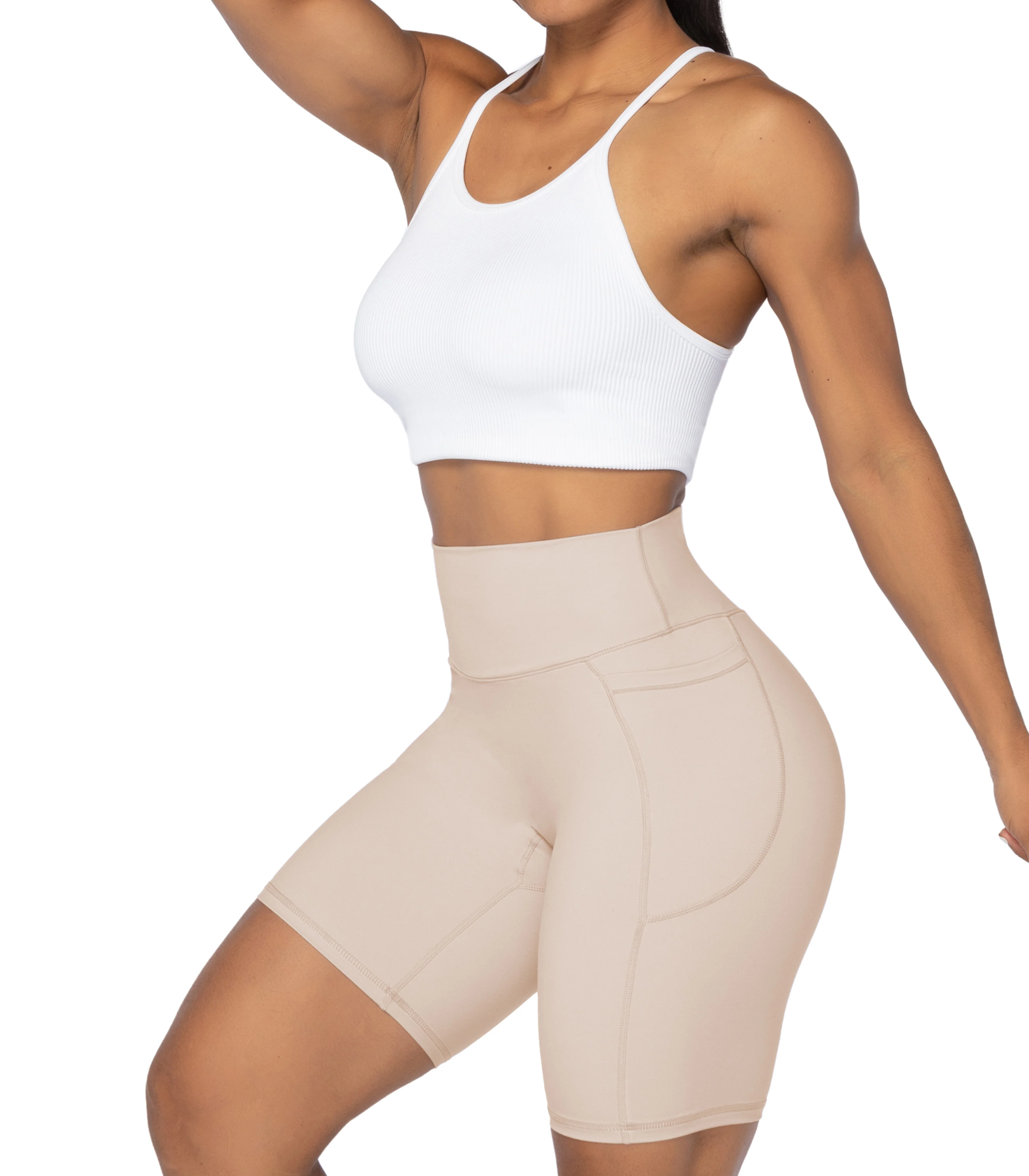 8 Biker Shorts for Women with Pockets