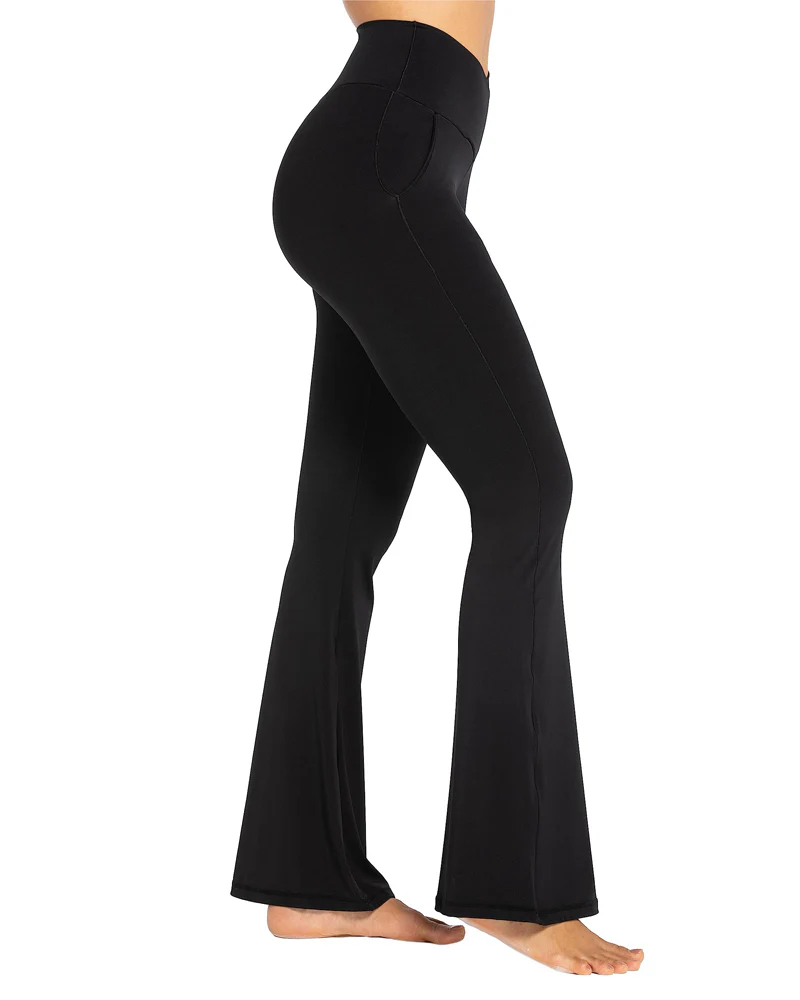 30'' Flare Leggings for Women with Pockets
