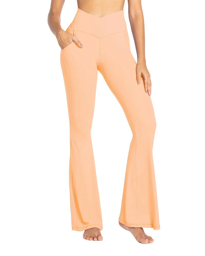 30'' Flare Leggings for Women with Pockets