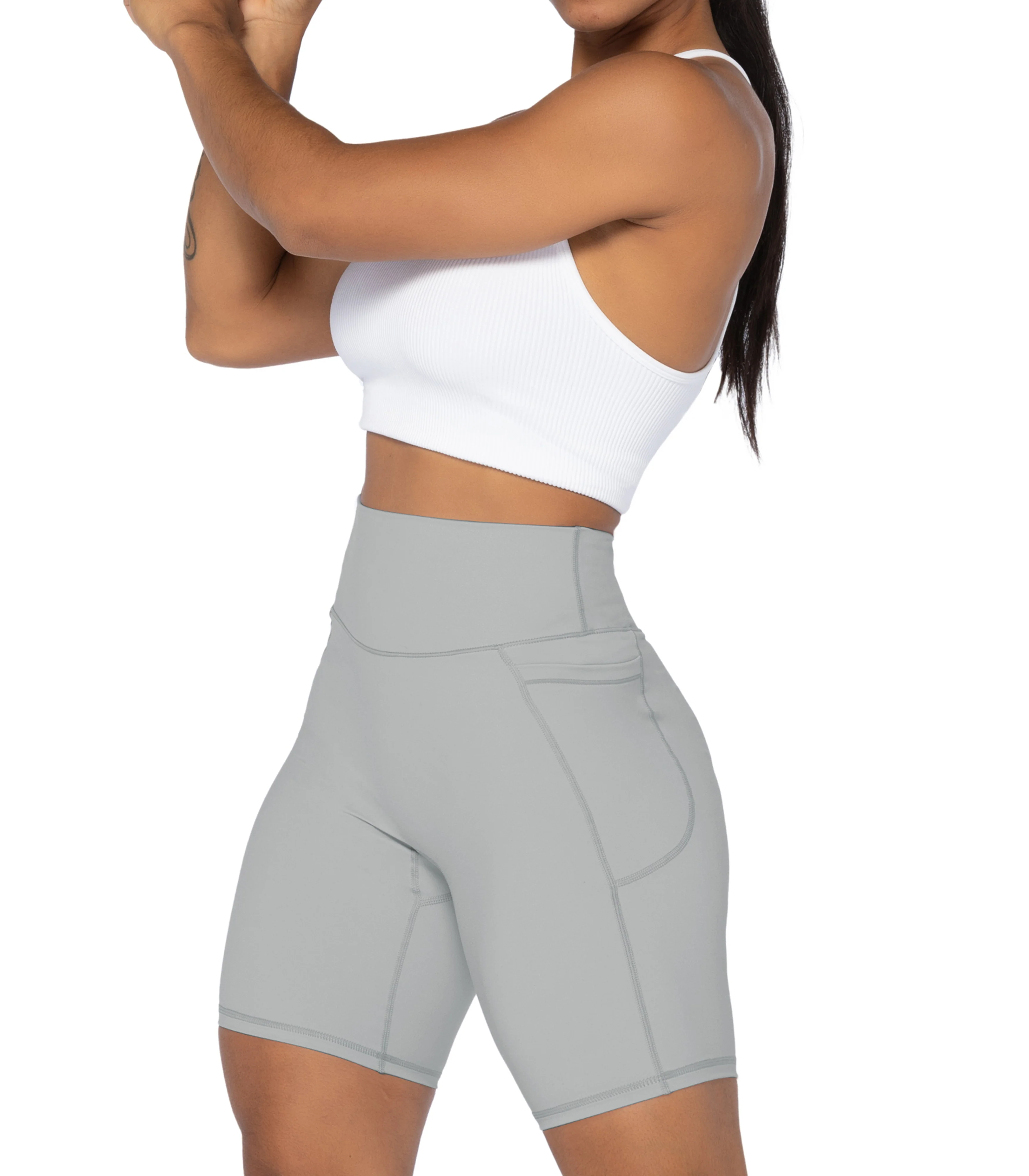 8 Biker Shorts for Women with Pockets