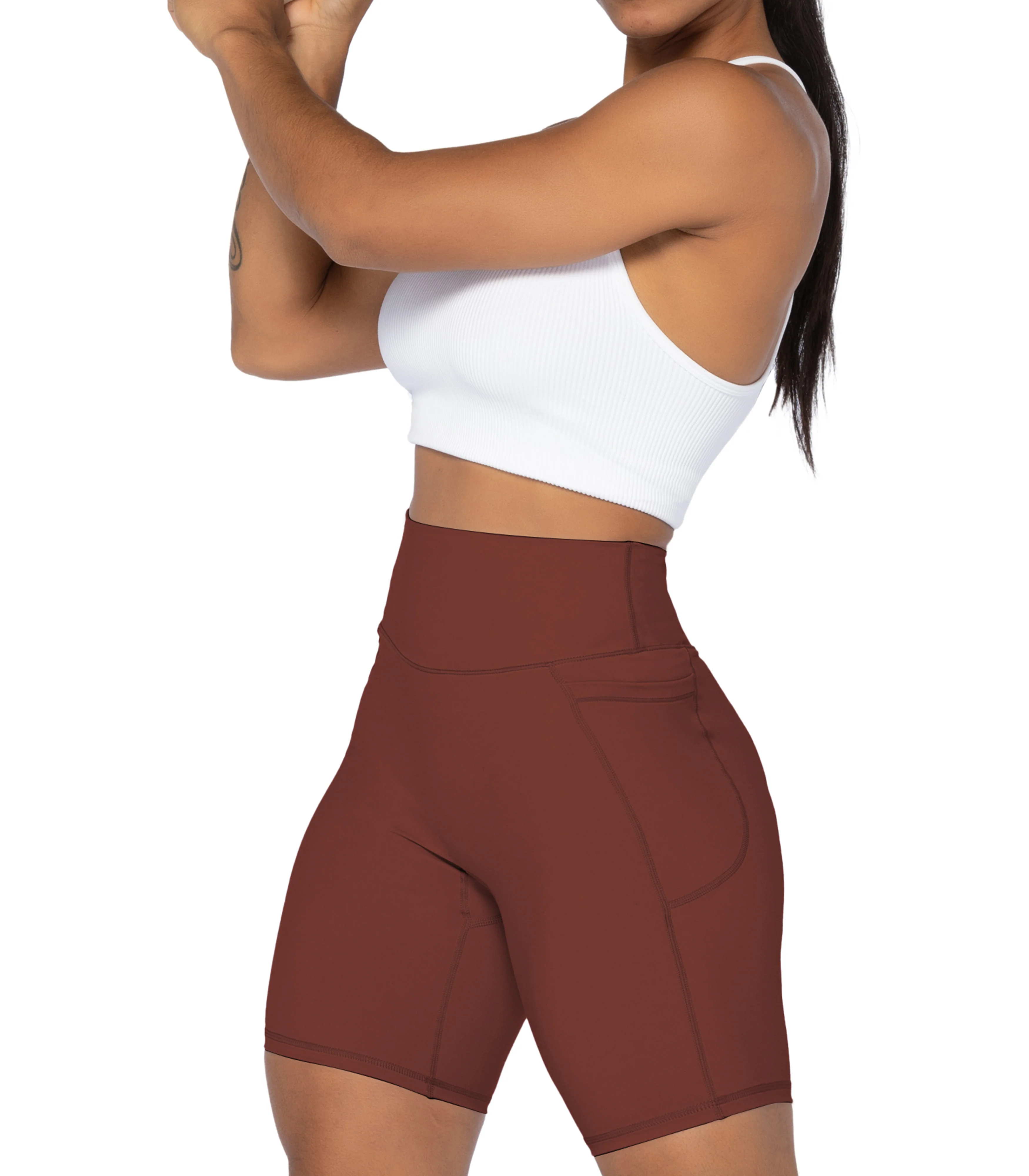 8 Biker Shorts for Women with Pockets