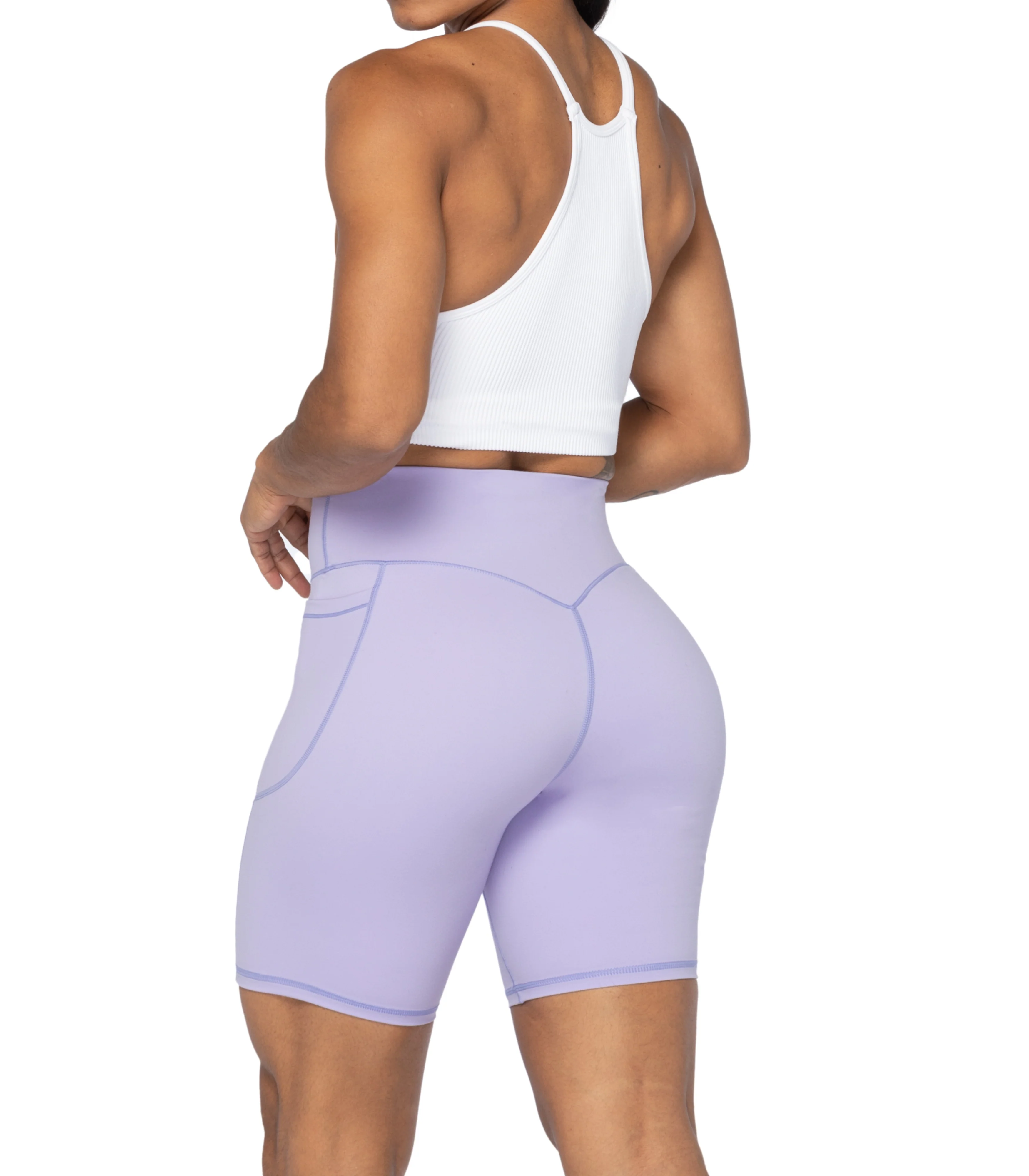 8 Biker Shorts for Women with Pockets