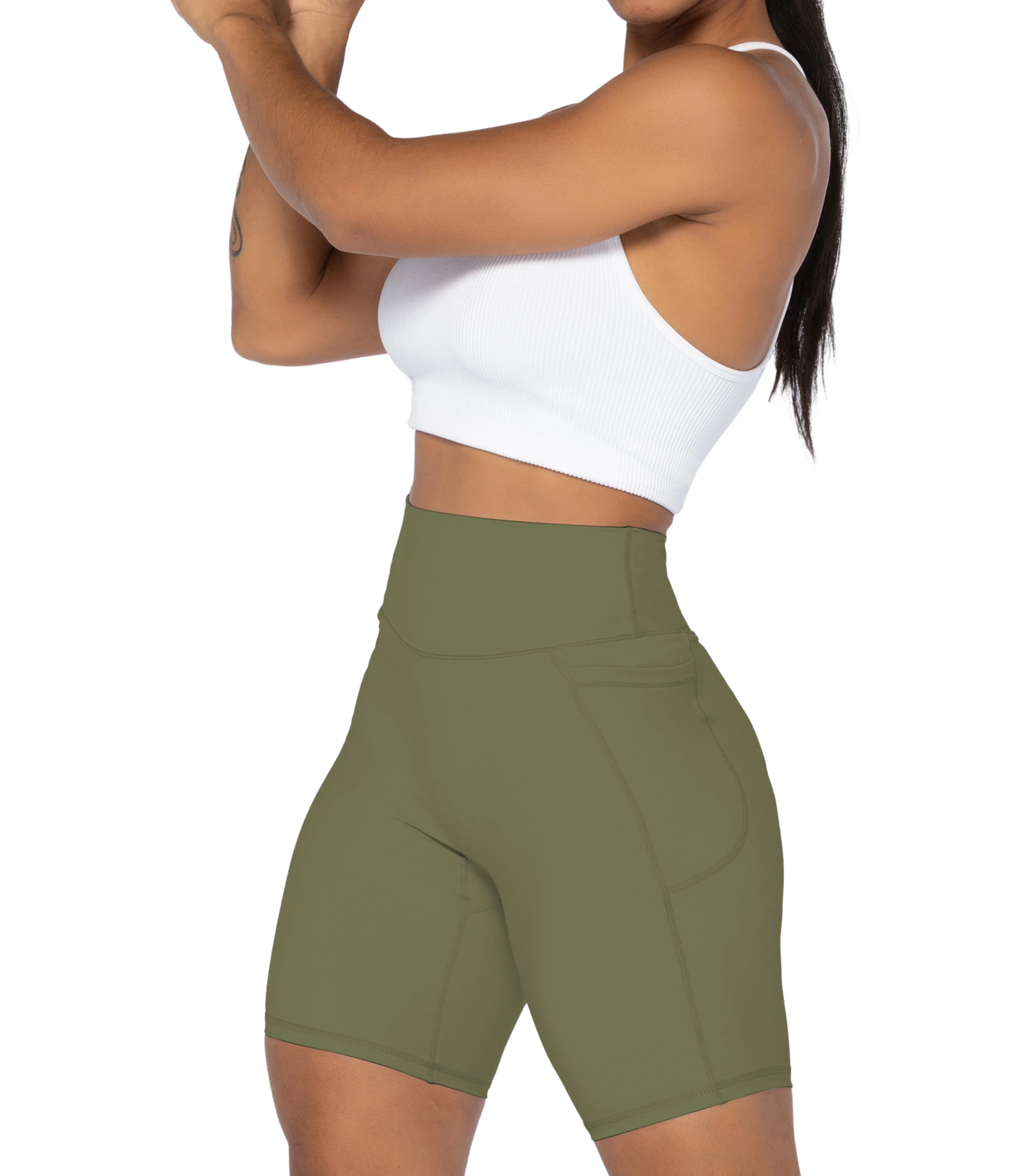 8 Biker Shorts for Women with Pockets