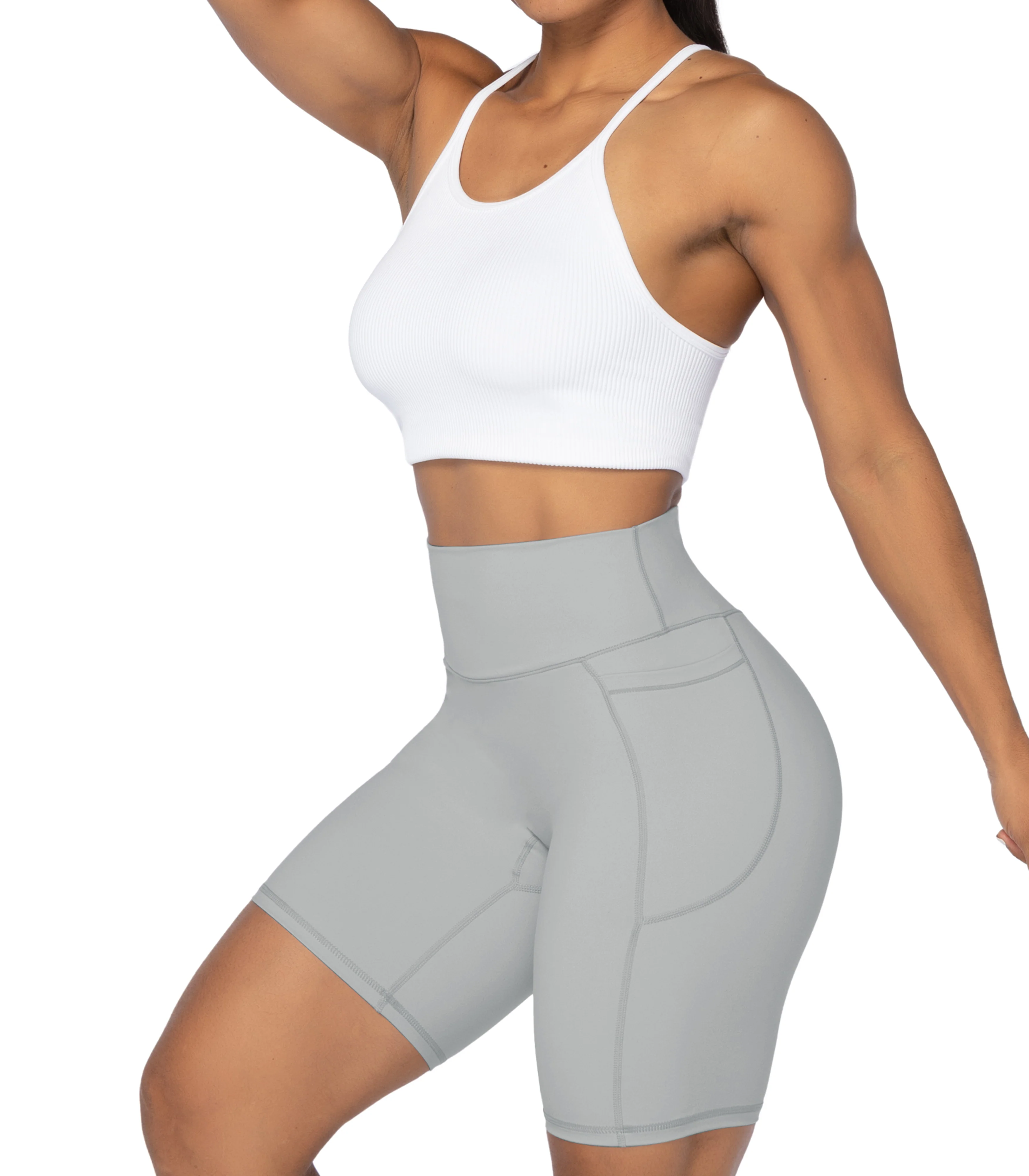 8 Biker Shorts for Women with Pockets