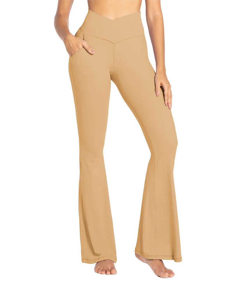 30'' Flare Leggings for Women with Pockets