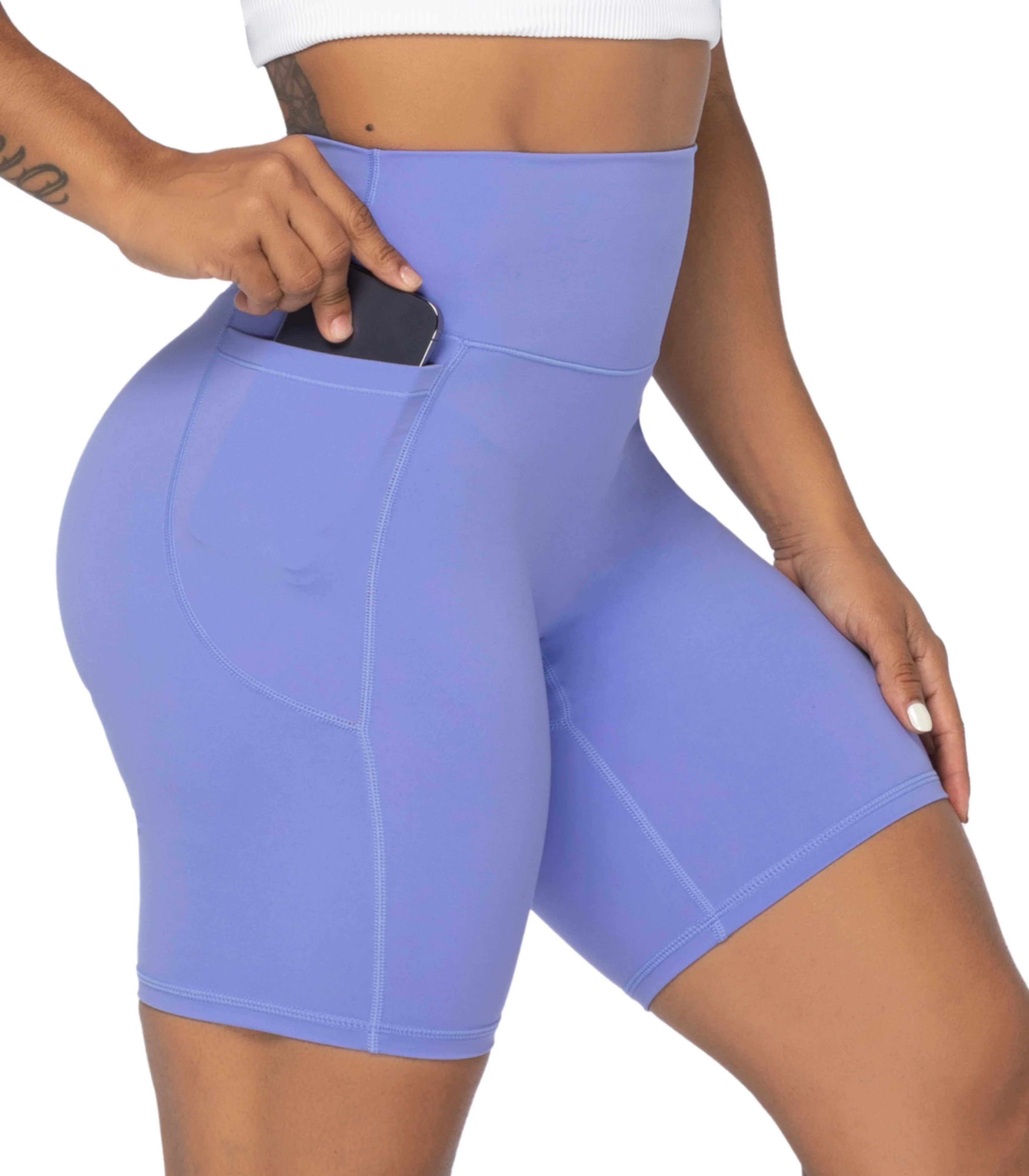 8 Biker Shorts for Women with Pockets