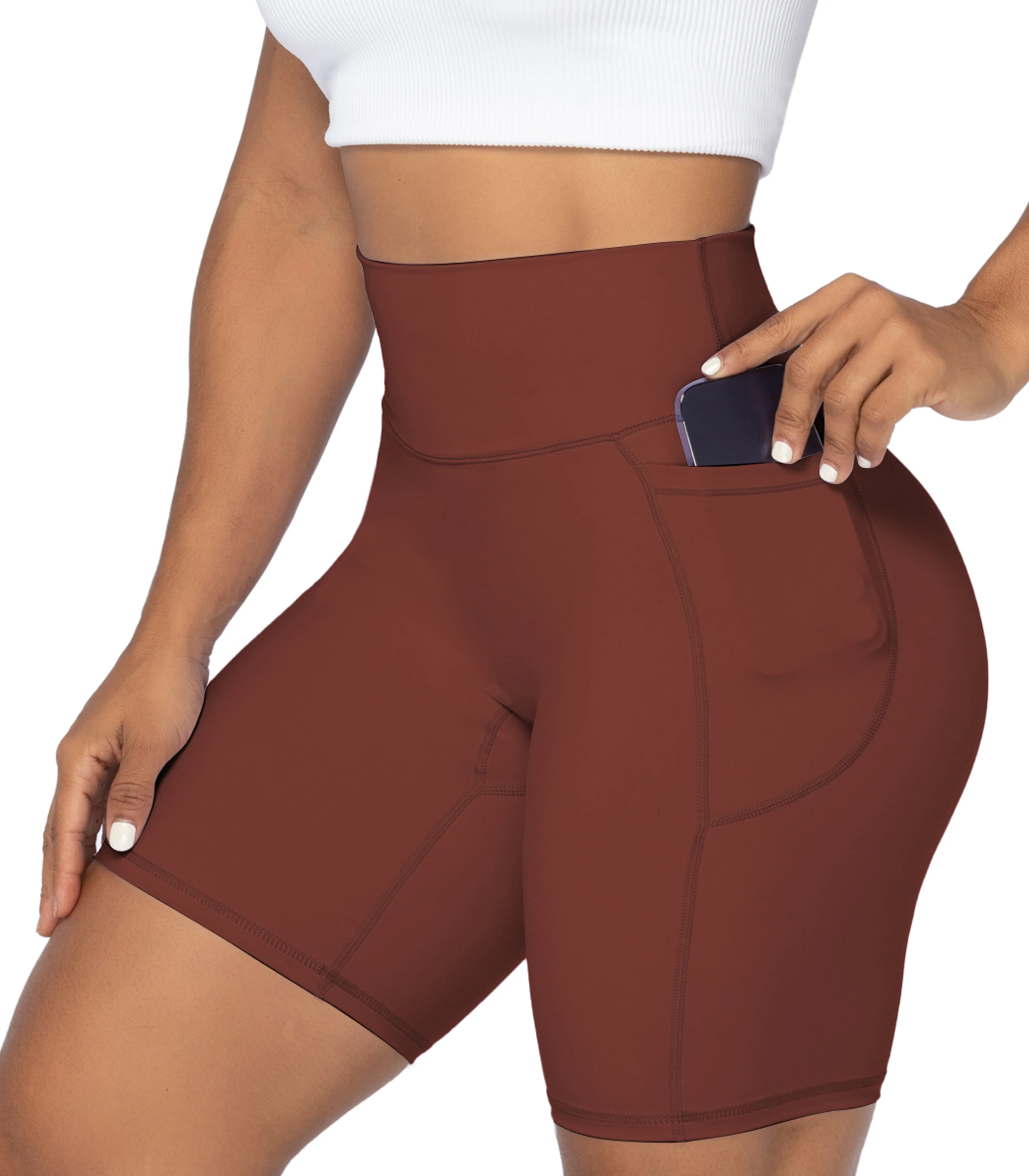 8 Biker Shorts for Women with Pockets