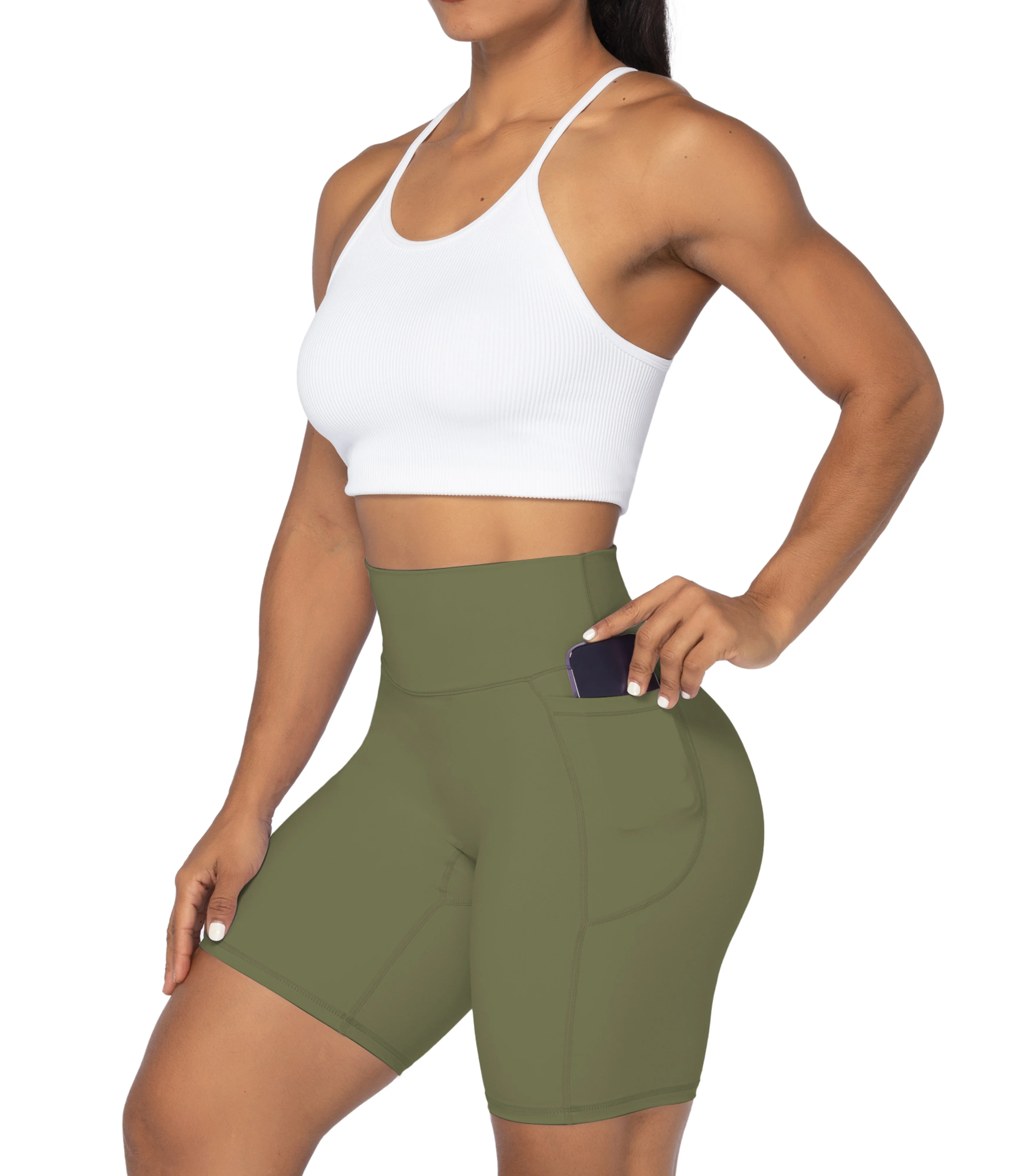 8 Biker Shorts for Women with Pockets