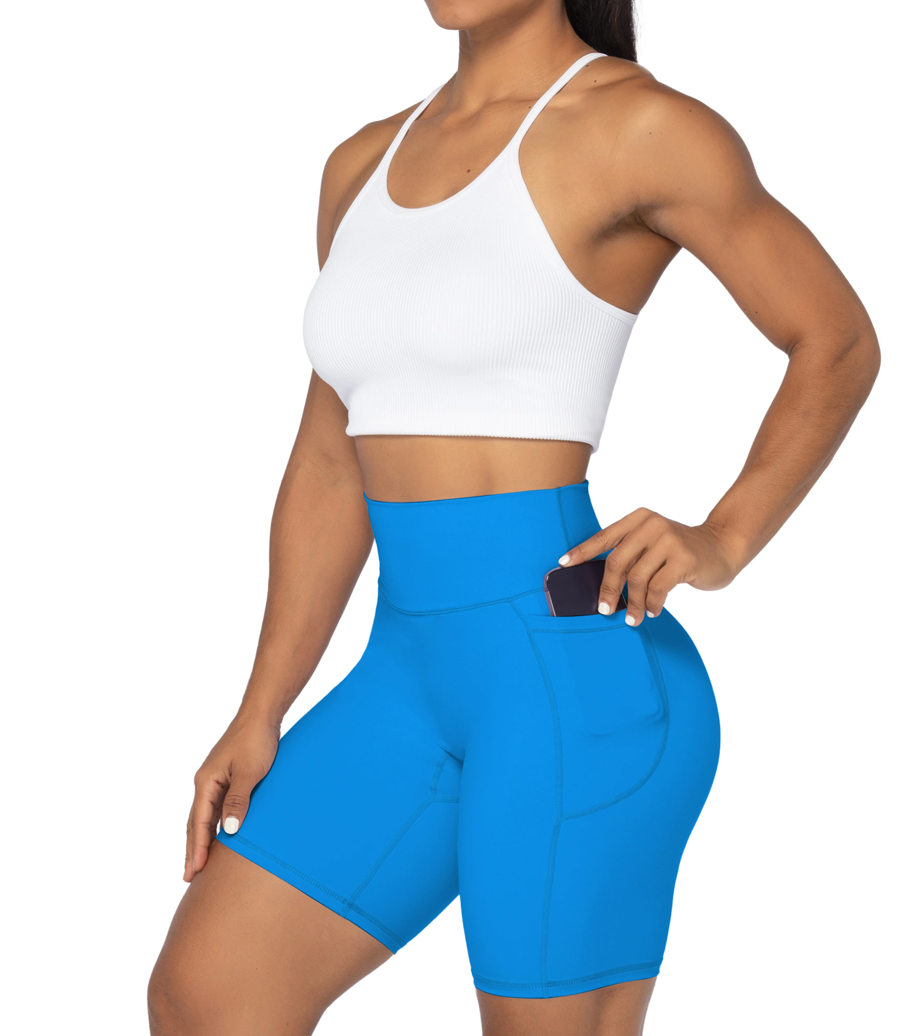 8 Biker Shorts for Women with Pockets