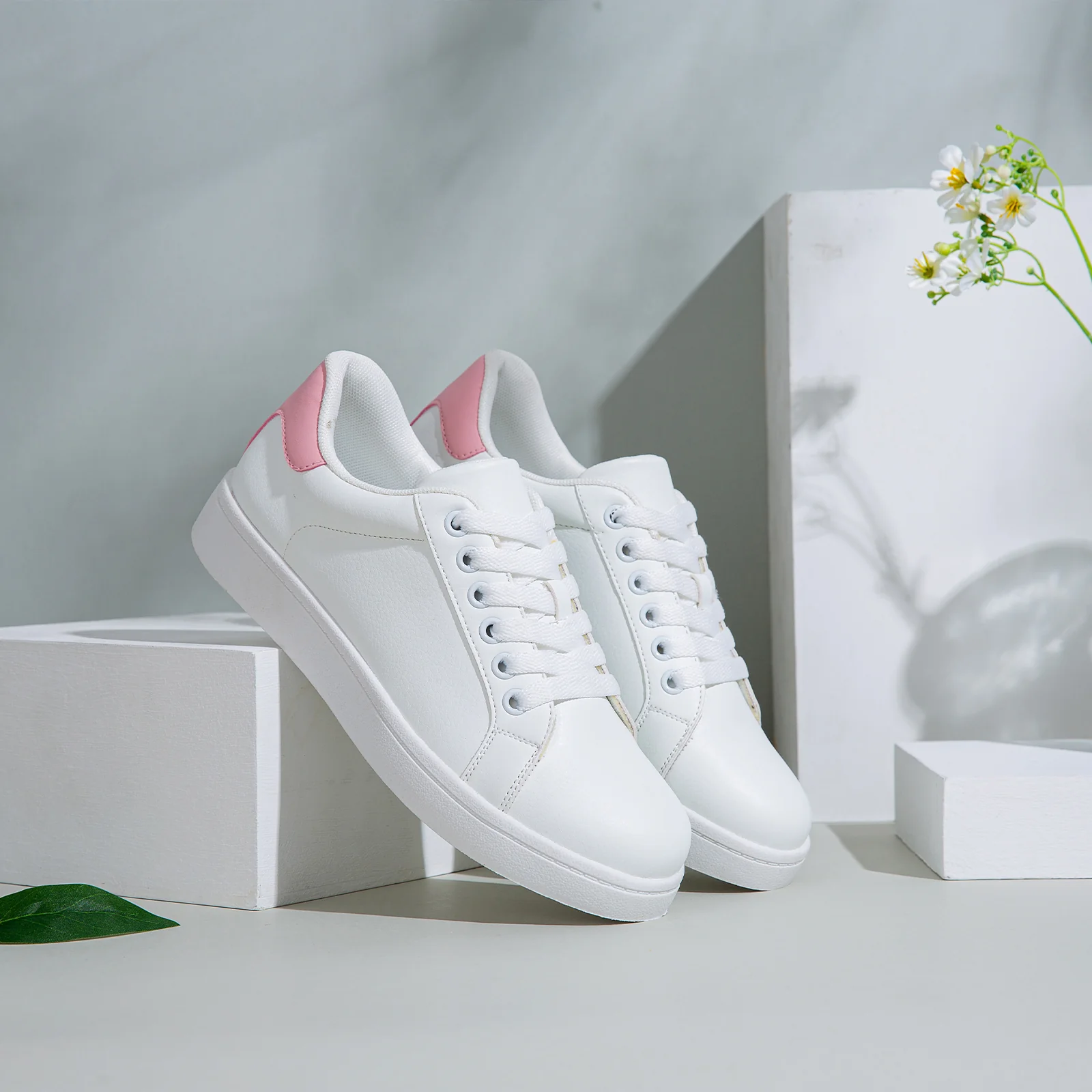 Vepose Women's 8003+8003L+8005 Fashion Lace Up Comfortable Casual Tennis Sneakers