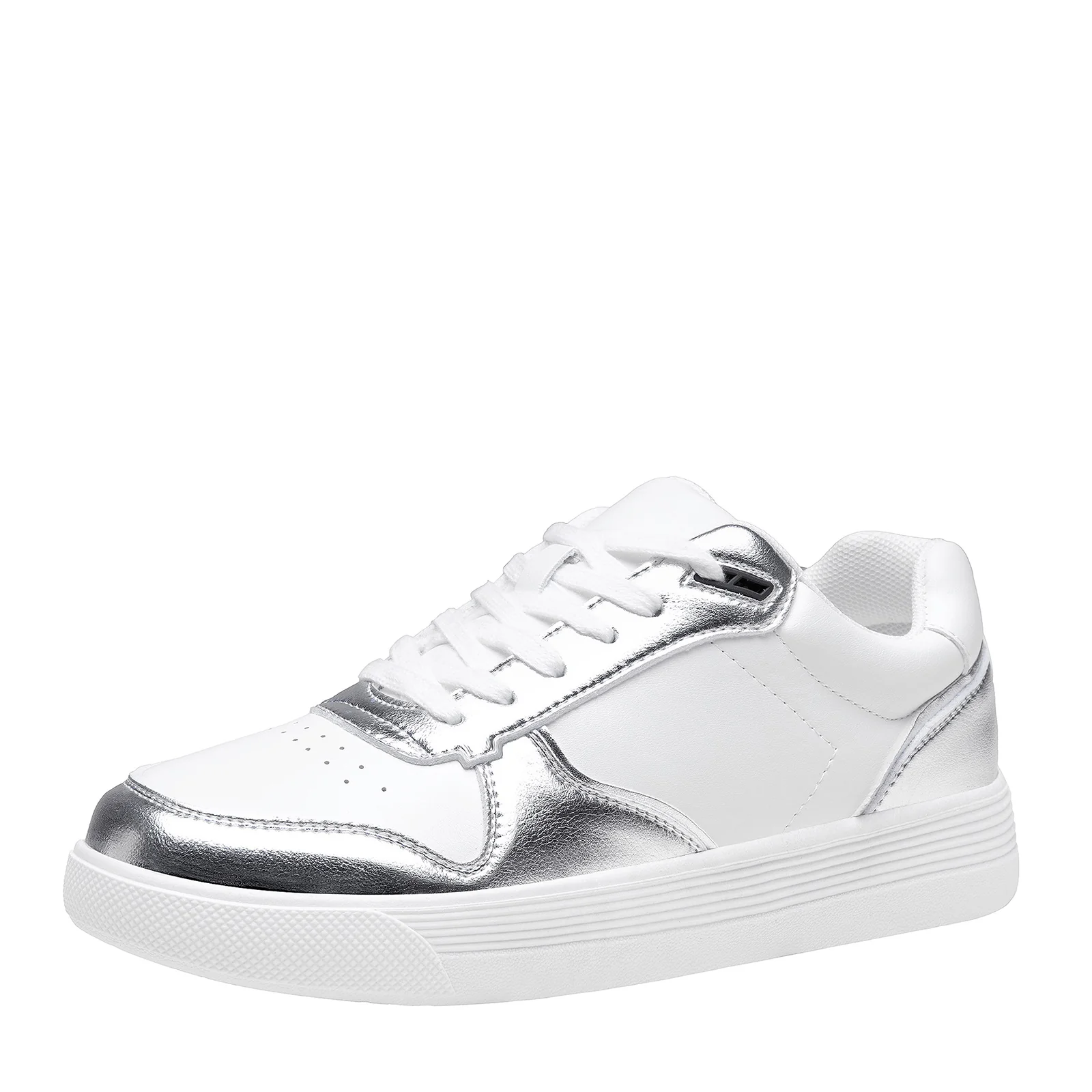 Vepose Women's 8001 Fashion Sneakers, Arch Support Lace-up Casual Sneaker, Tennis Walking Dress Shoes for Lady
