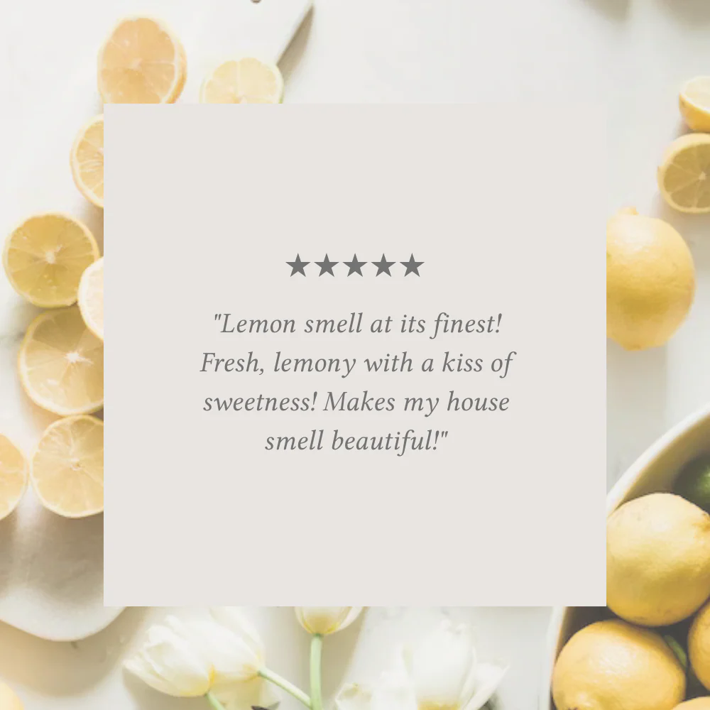 Sweet Lemon 16 oz candle