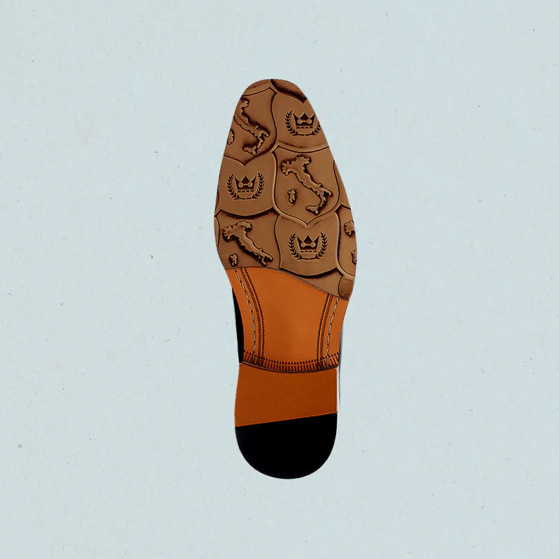 ElegantEpic Embossed Oxford Shoes – Black Leather Formal Oxford Shoes for Men