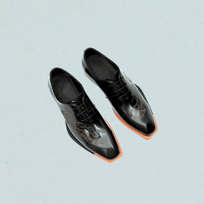 RELIEF Embossed Oxford Shoes – Luxury & Modern Mens Dress Shoes