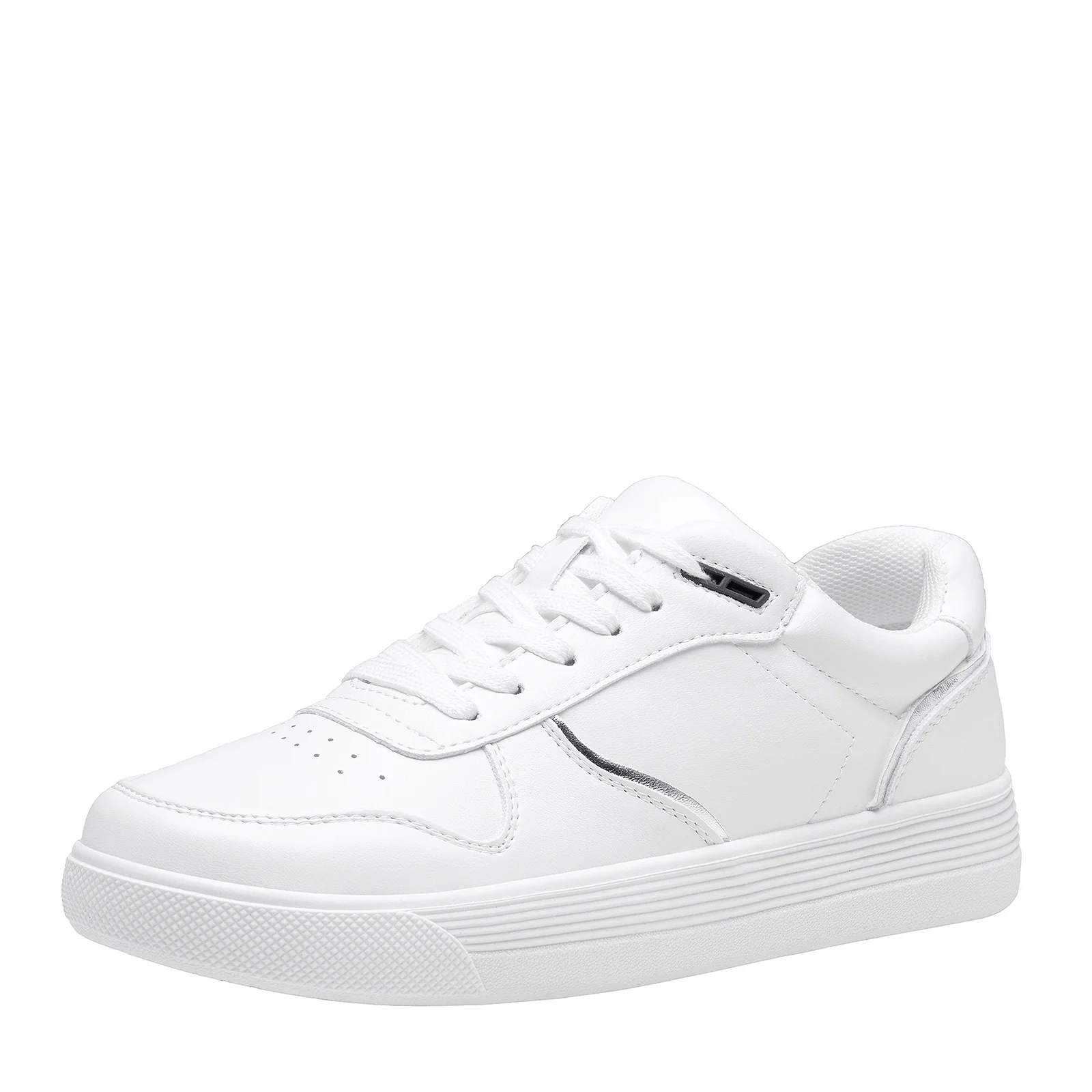 Vepose Women's 8001 Fashion Sneakers, Arch Support Lace-up Casual Sneaker, Tennis Walking Dress Shoes for Lady