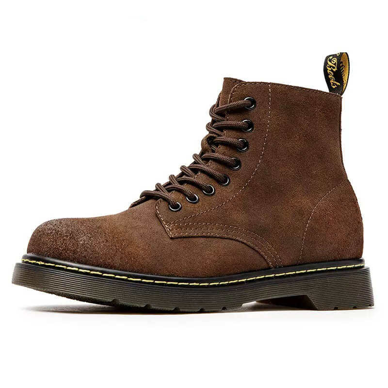 Suede Brown Lace up Boots | Blend of Elegance and Toughness