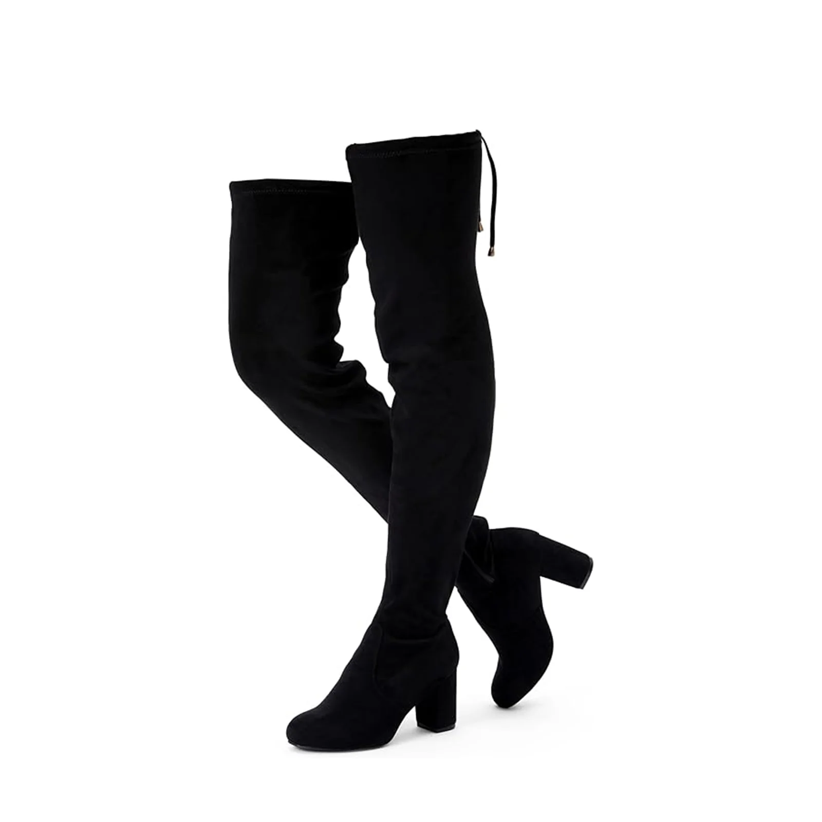 Vepose Women's 992 Thigh High Over The Knee Boots, Suede Long Boots with High Heel and Inner Zipper