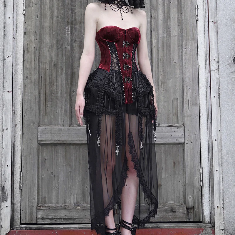 Gothic Corset Trio Set