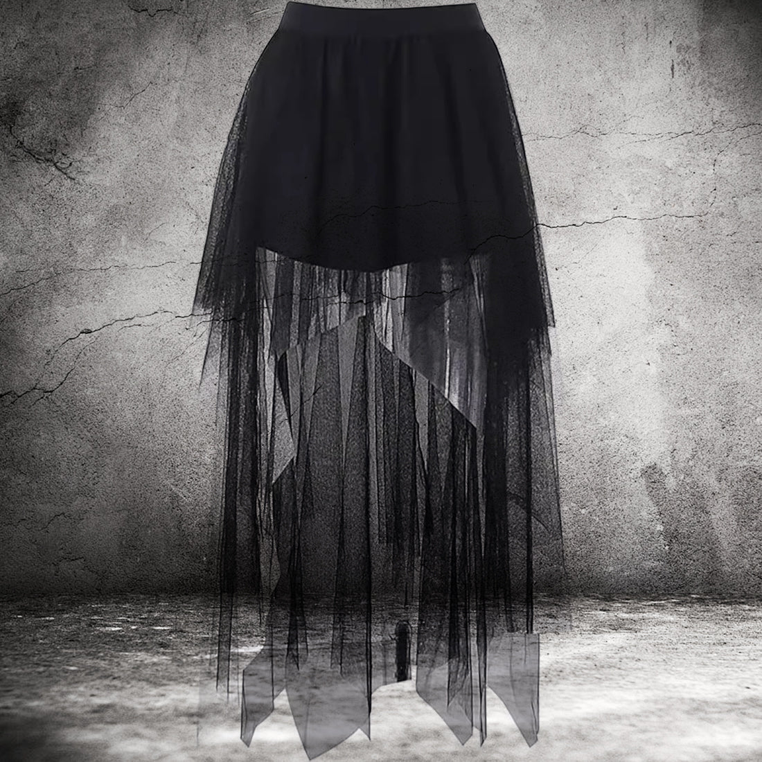 Witchy Gothic Tulle Skirt