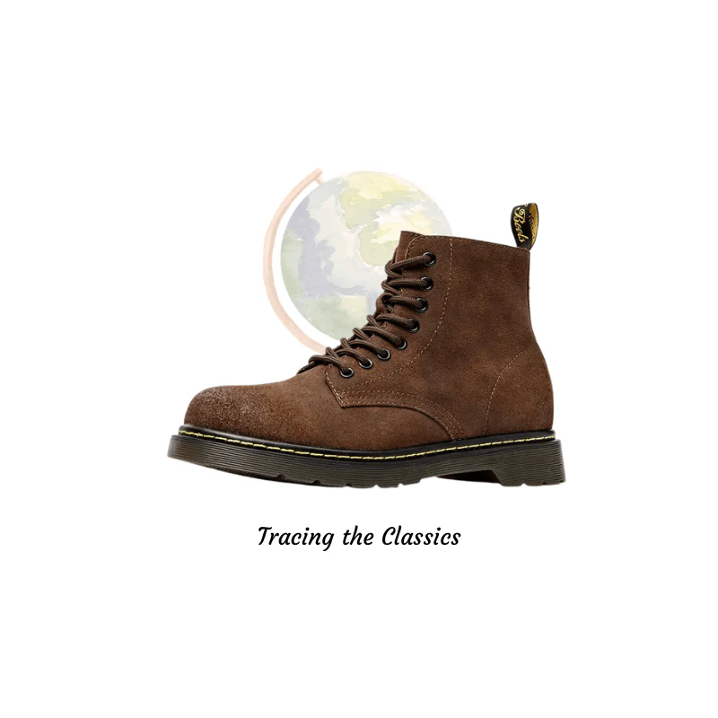 Suede Brown Lace up Boots | Blend of Elegance and Toughness