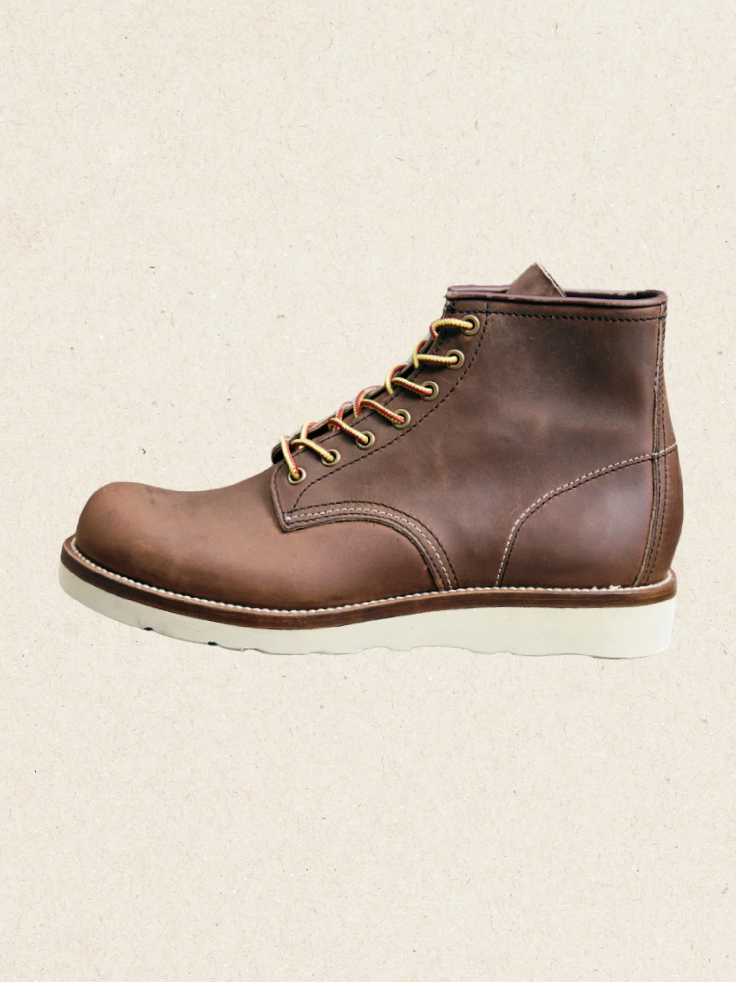 Trench Boots – Rugged Brown Leather Boots for Men | Goodyear Welt & Vibram Sole