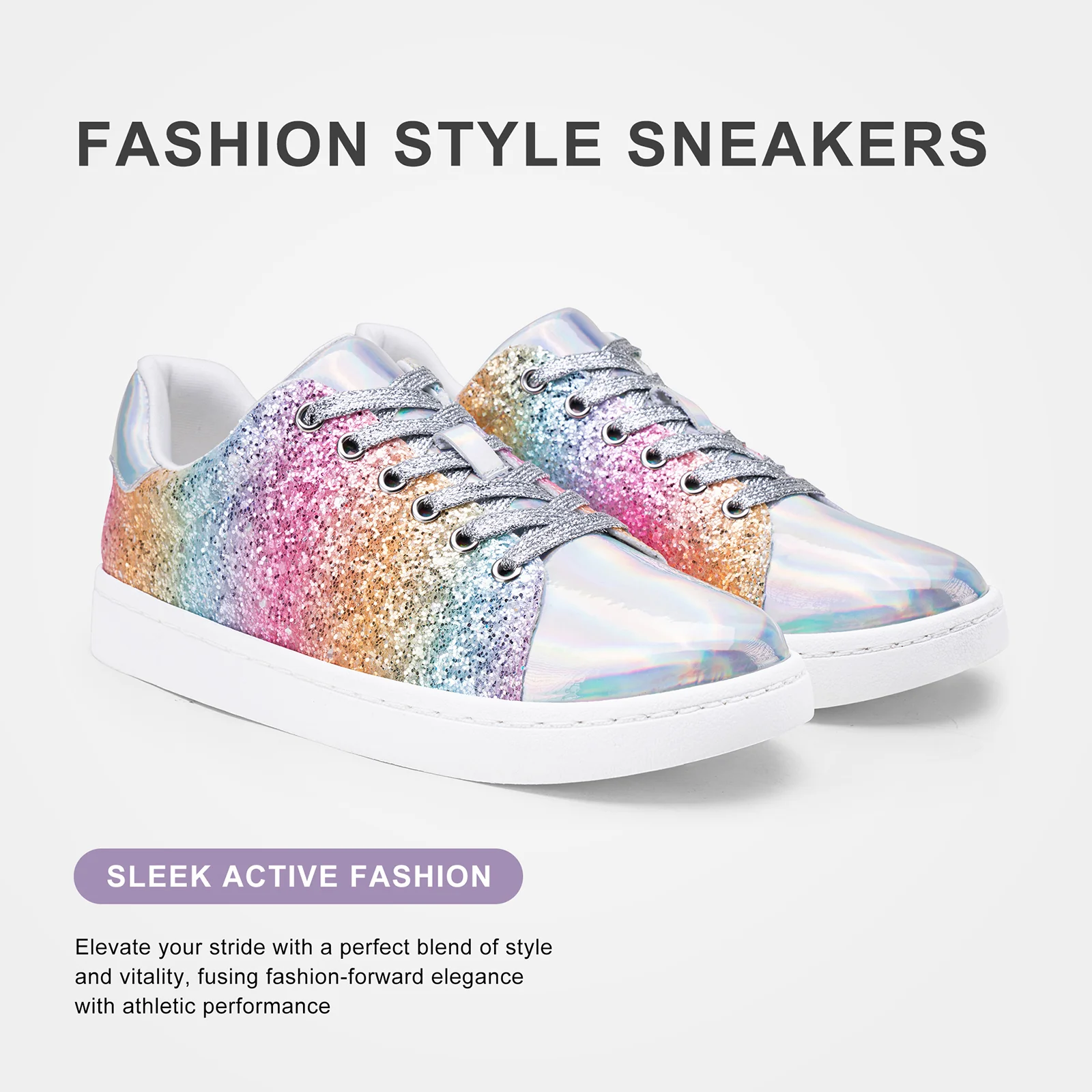 Vepose Women's 8002G Fashion Sneakers Casual Shoes Comfortable Dress Sneaker