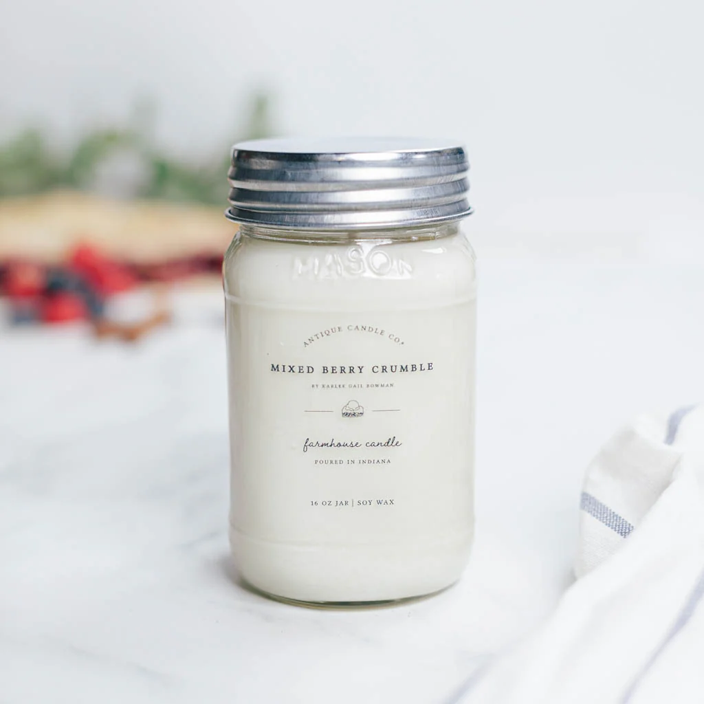 Mixed Berry Crumble by Karlee Gail Bowman 16 oz candle