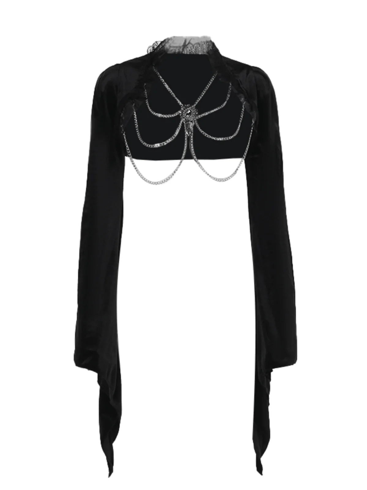 Dark Gothic Widow Shawl