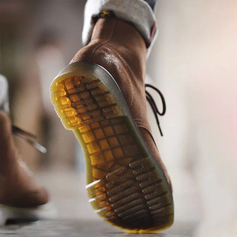 Suede Brown Lace up Boots | Blend of Elegance and Toughness