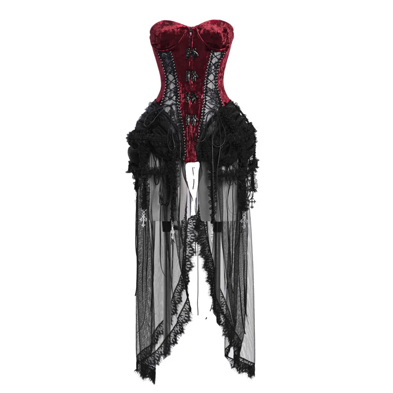Gothic Corset Trio Set