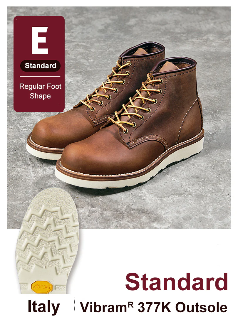 Trench Boots – Rugged Brown Leather Boots for Men | Goodyear Welt & Vibram Sole