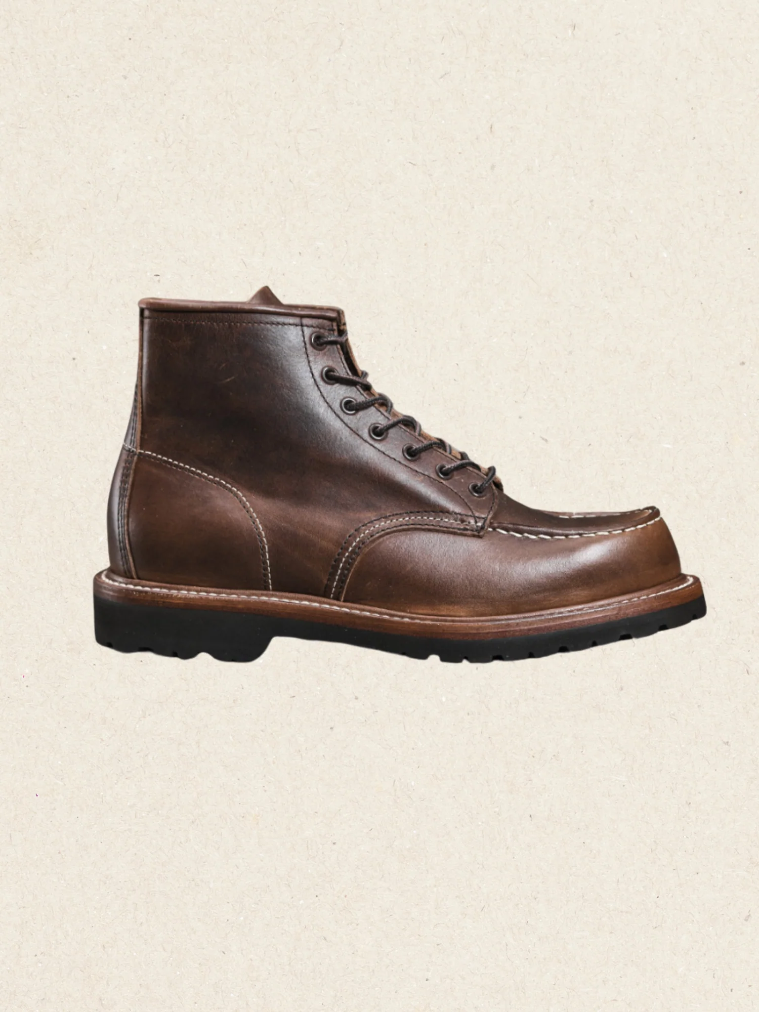 C.F. Stead Scout Boots | Vibram Sole, Goodyear Welt | Black Leather Work Boots