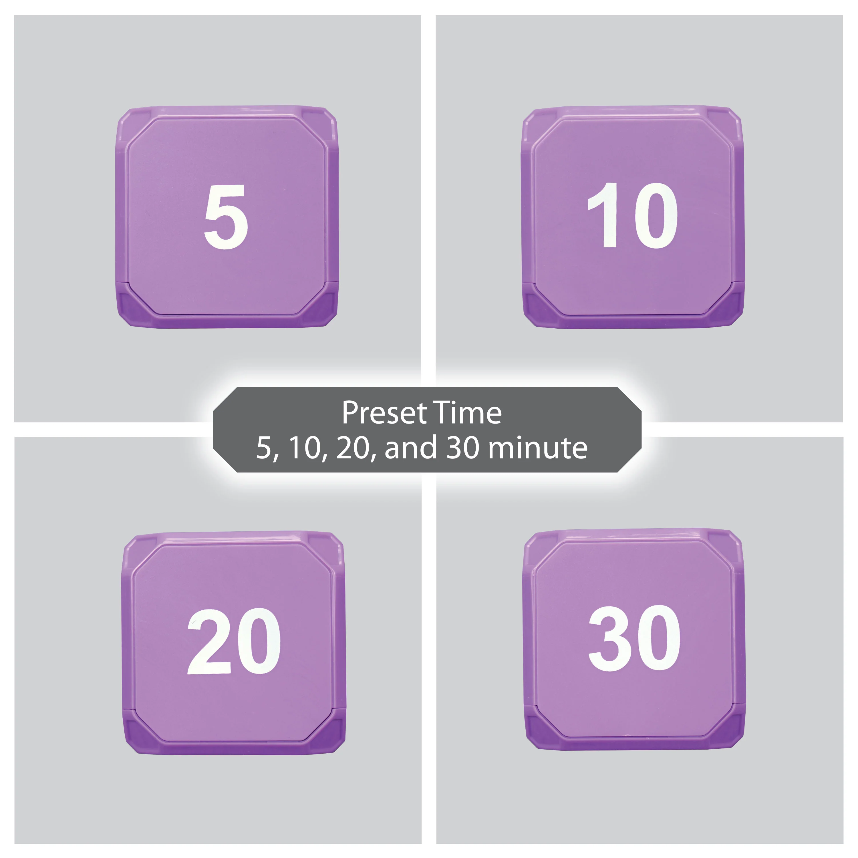 Miracle Time Cube for Wellness DF-44 Purple 5, 10, 20, 30 min.