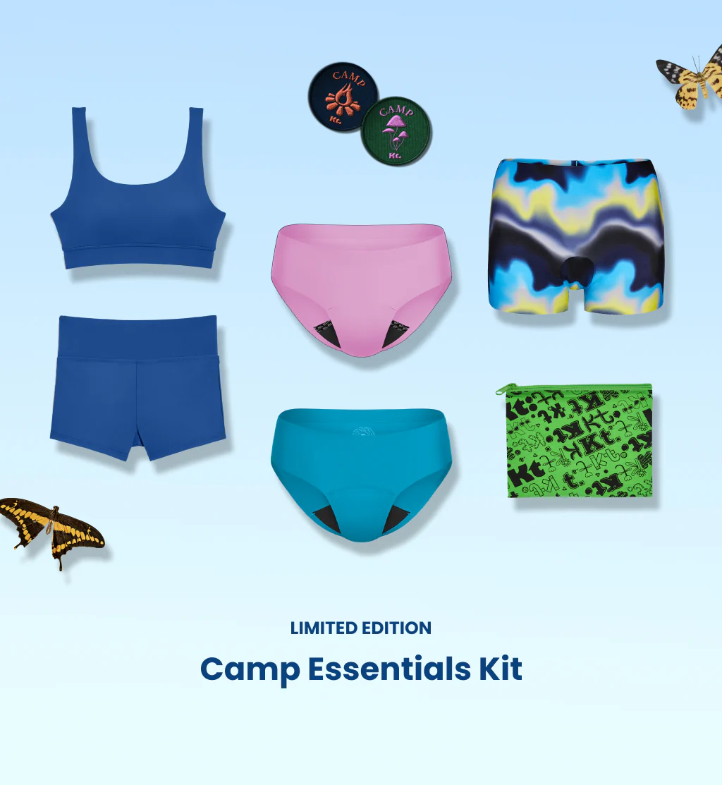 Camp Essentials Kit- Two Piece Swim & Bikini Underwear
