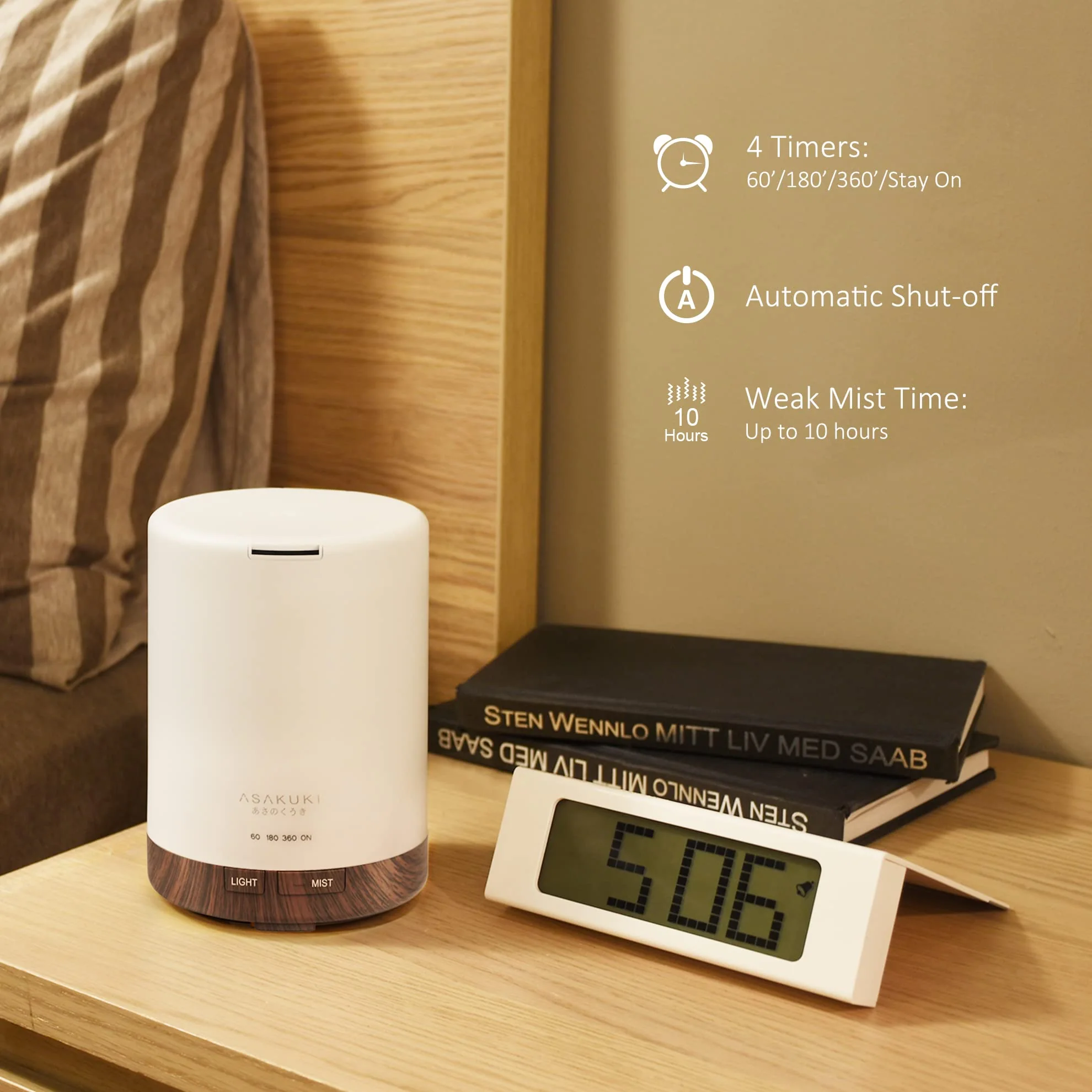 Dew Plus Black Wood Essential Oil Diffuser
