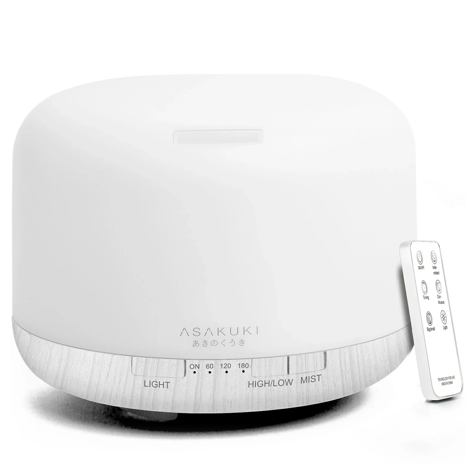 Rock White Wood Essential Oil Diffuser