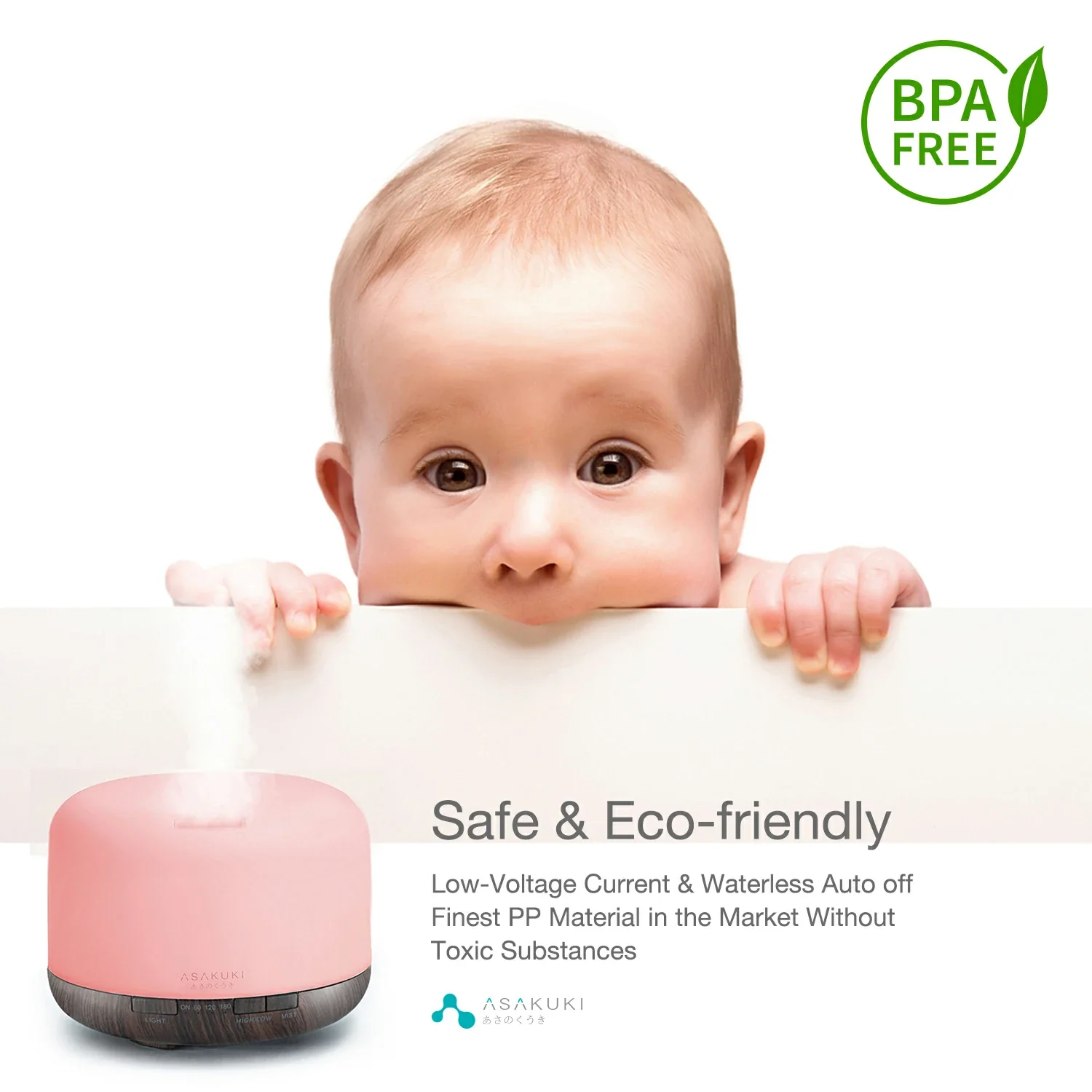 Rock Black Wood Essential Oil Diffuser