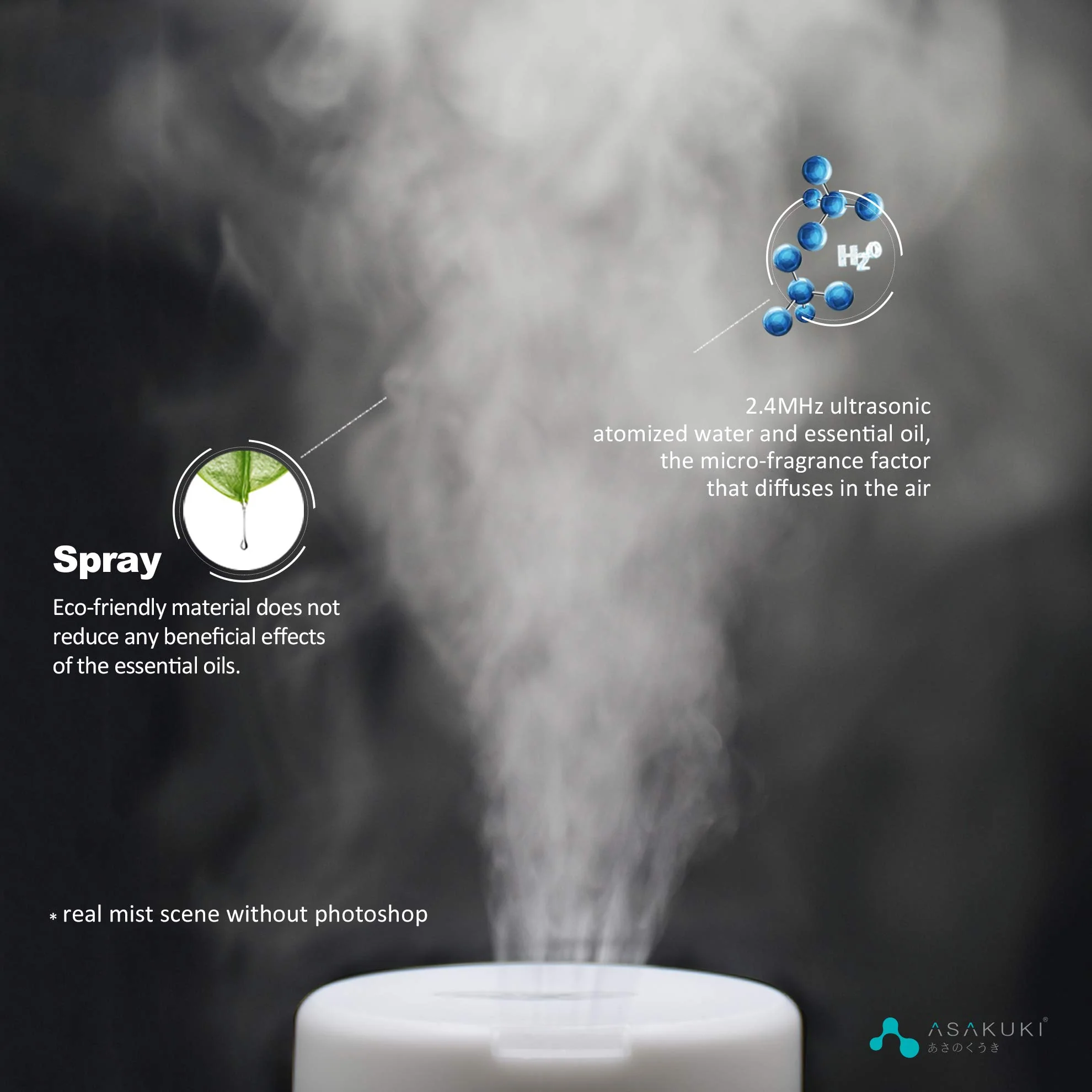 Dew Plus Pure Wood Essential Oil Diffuser