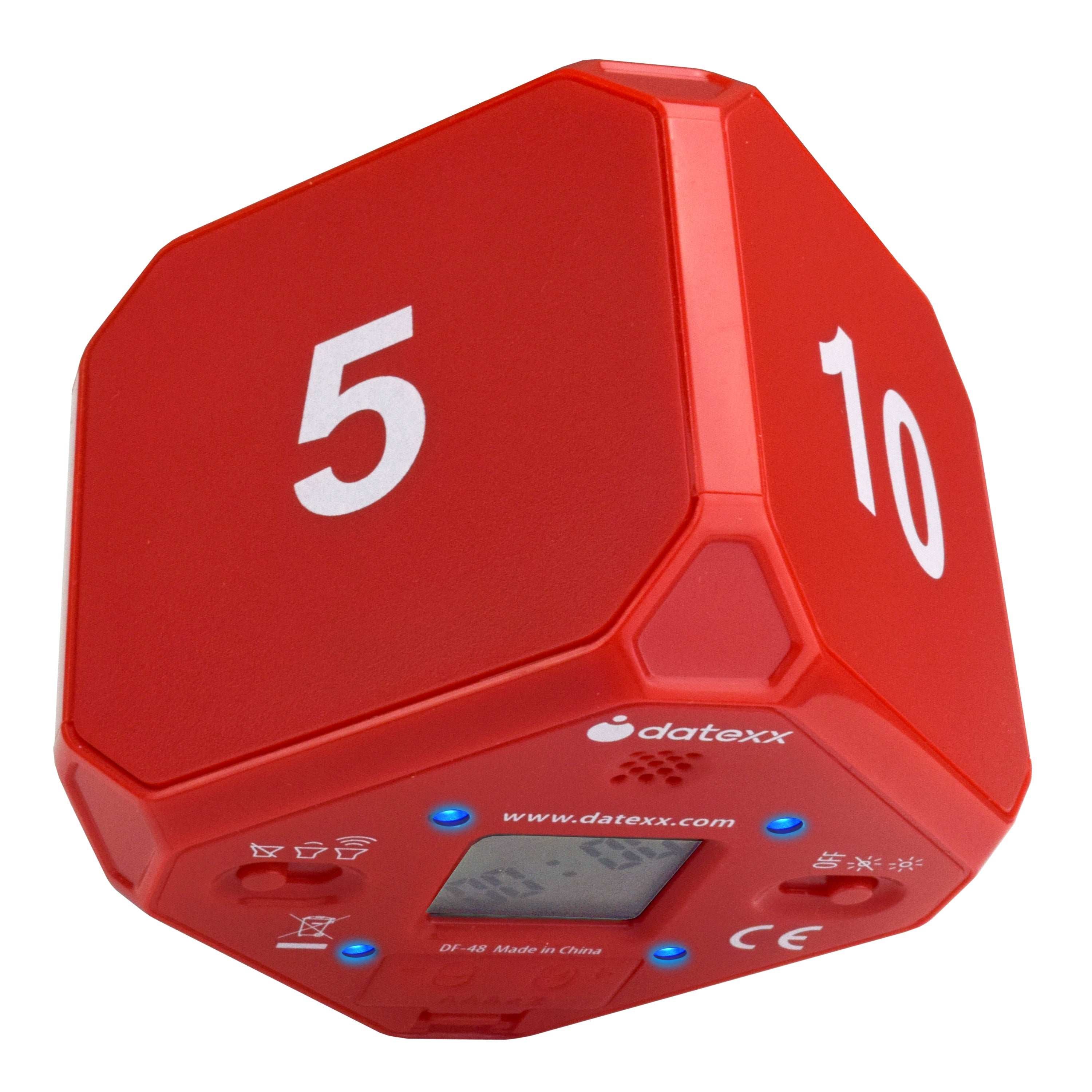 Miracle Time Cube Pomodoro Timer DF-48 Red 5, 10, 20, 25 minutes