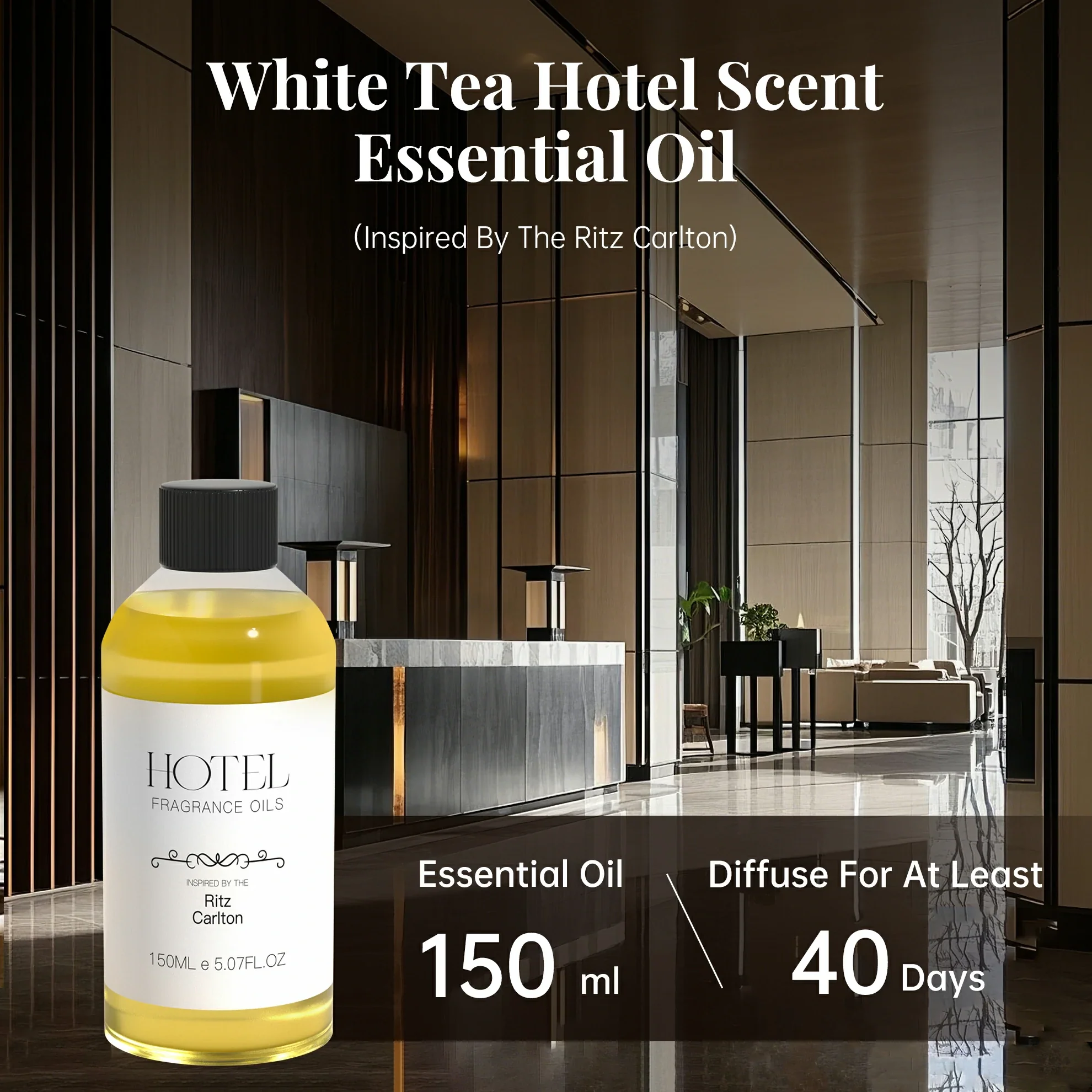 300ml Commercial Diffuser for Hotel, Spa, Office Without Water