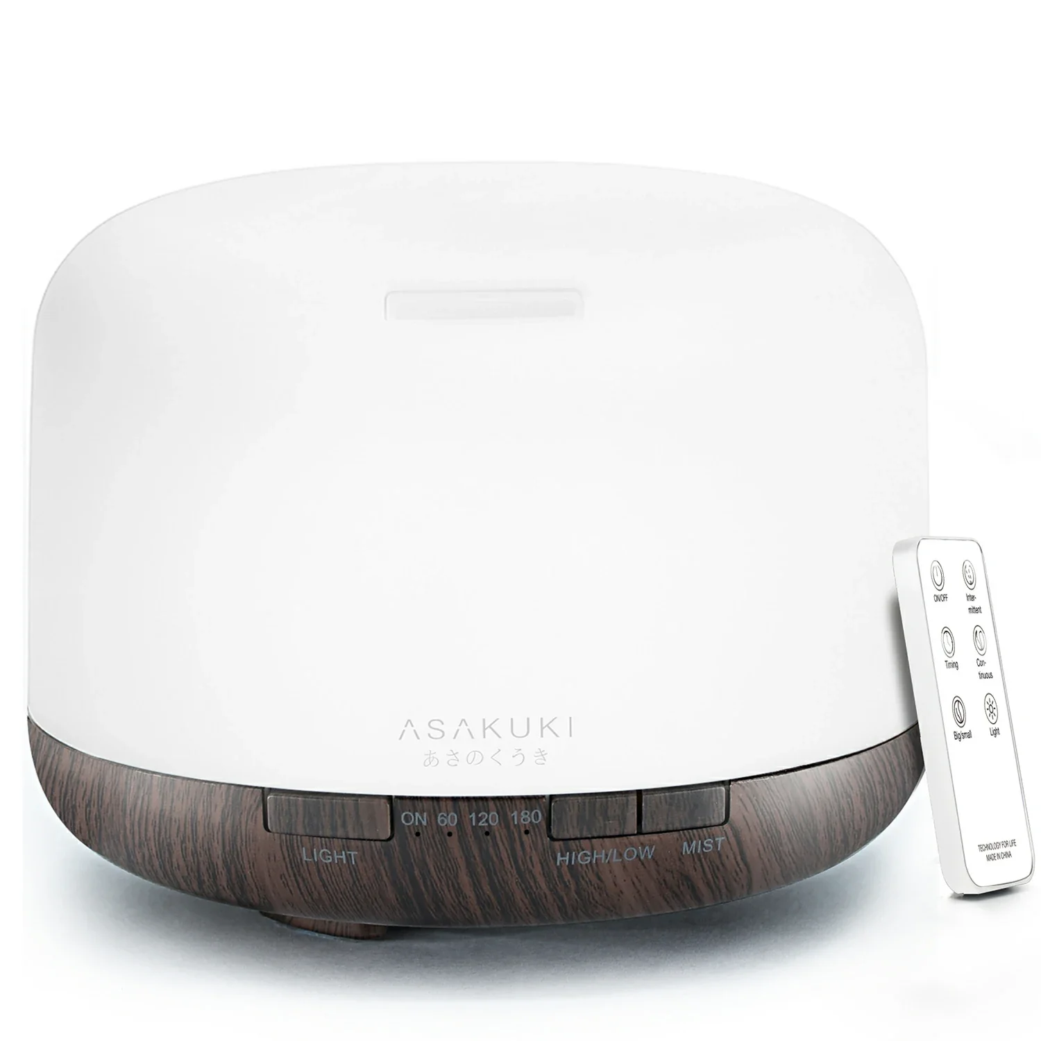 Rock Black Wood Essential Oil Diffuser