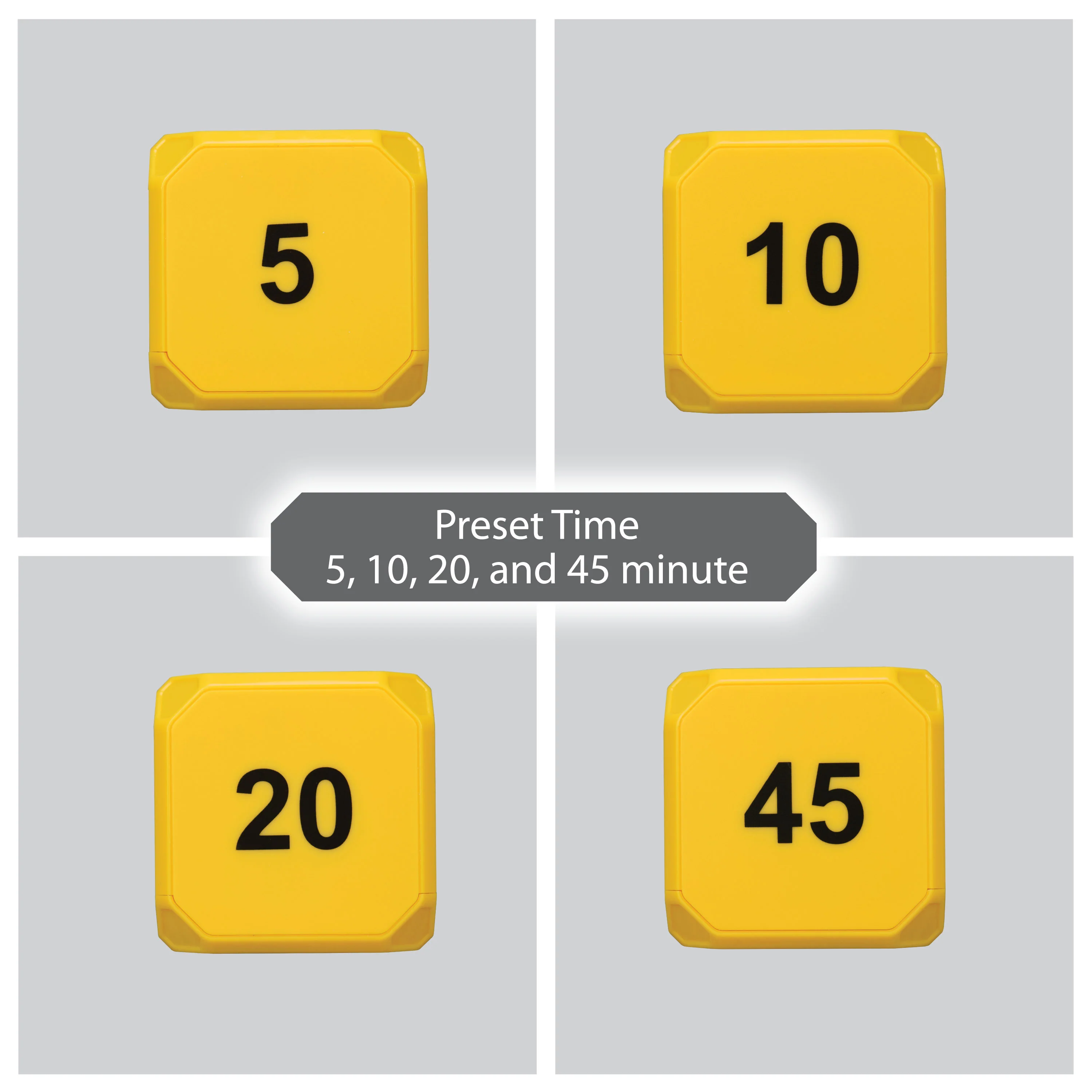 Miracle Time Cube for Study DF-46 Yellow 5, 10, 20, 45 min.