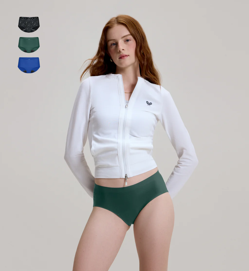 Leakproof UltraThin No-Show Underwear 6-Pack - Boyshort