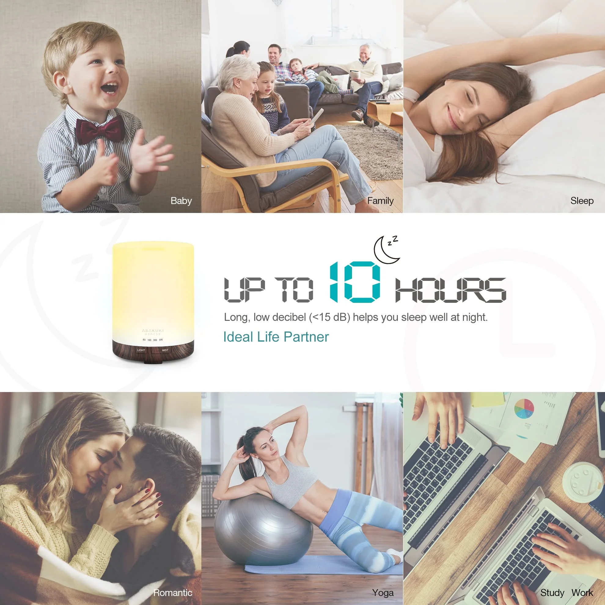 Dew Plus Black Wood Essential Oil Diffuser