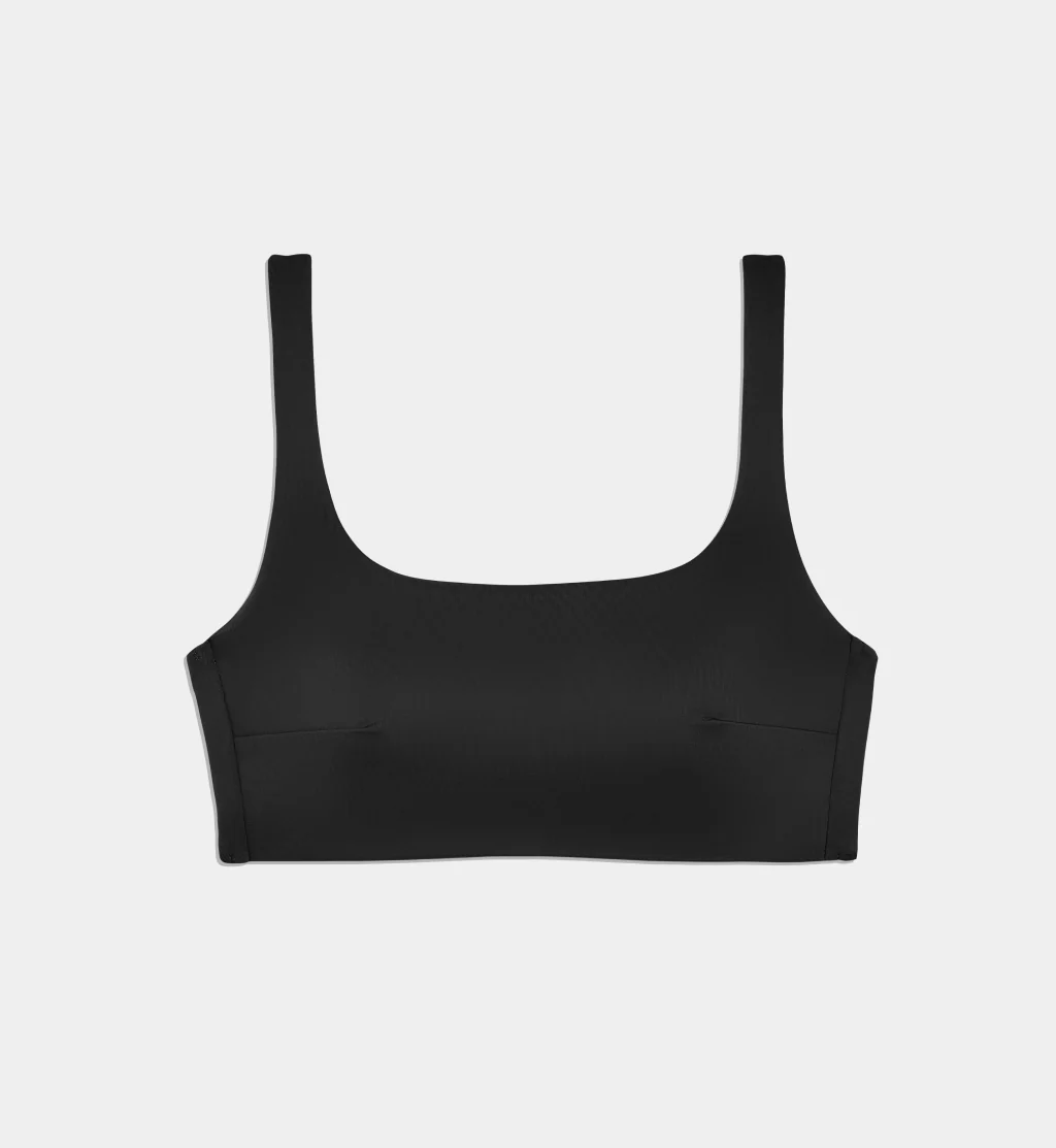 Square Neck Scoop Bikini Top