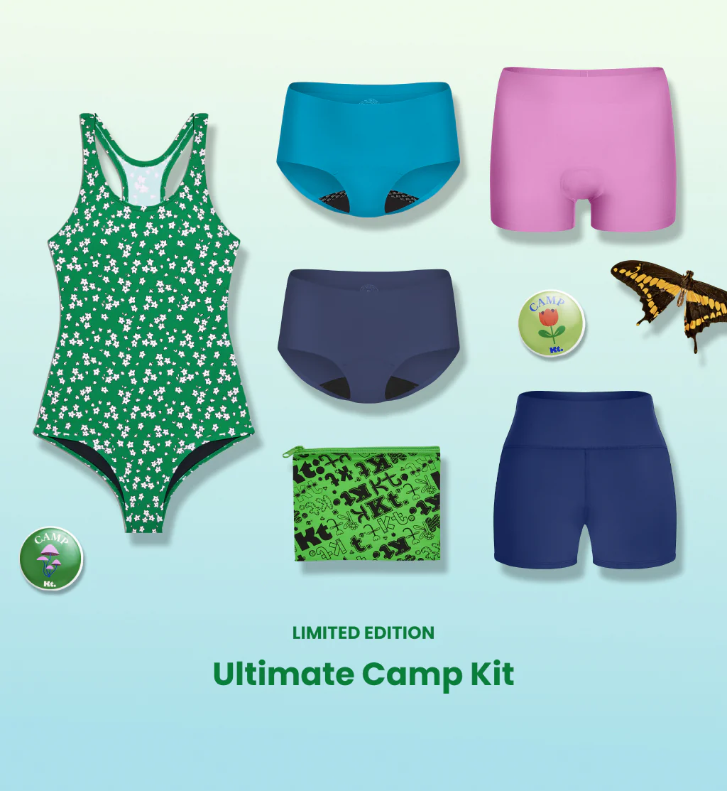 Ultimate Camp Kit- One Piece Swim & Boyshort Underwear