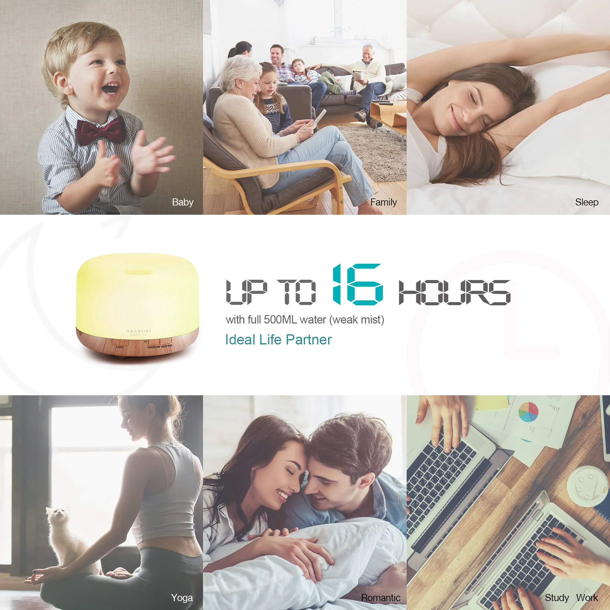 Rock Smart Wi-Fi Essential Oil Diffuser