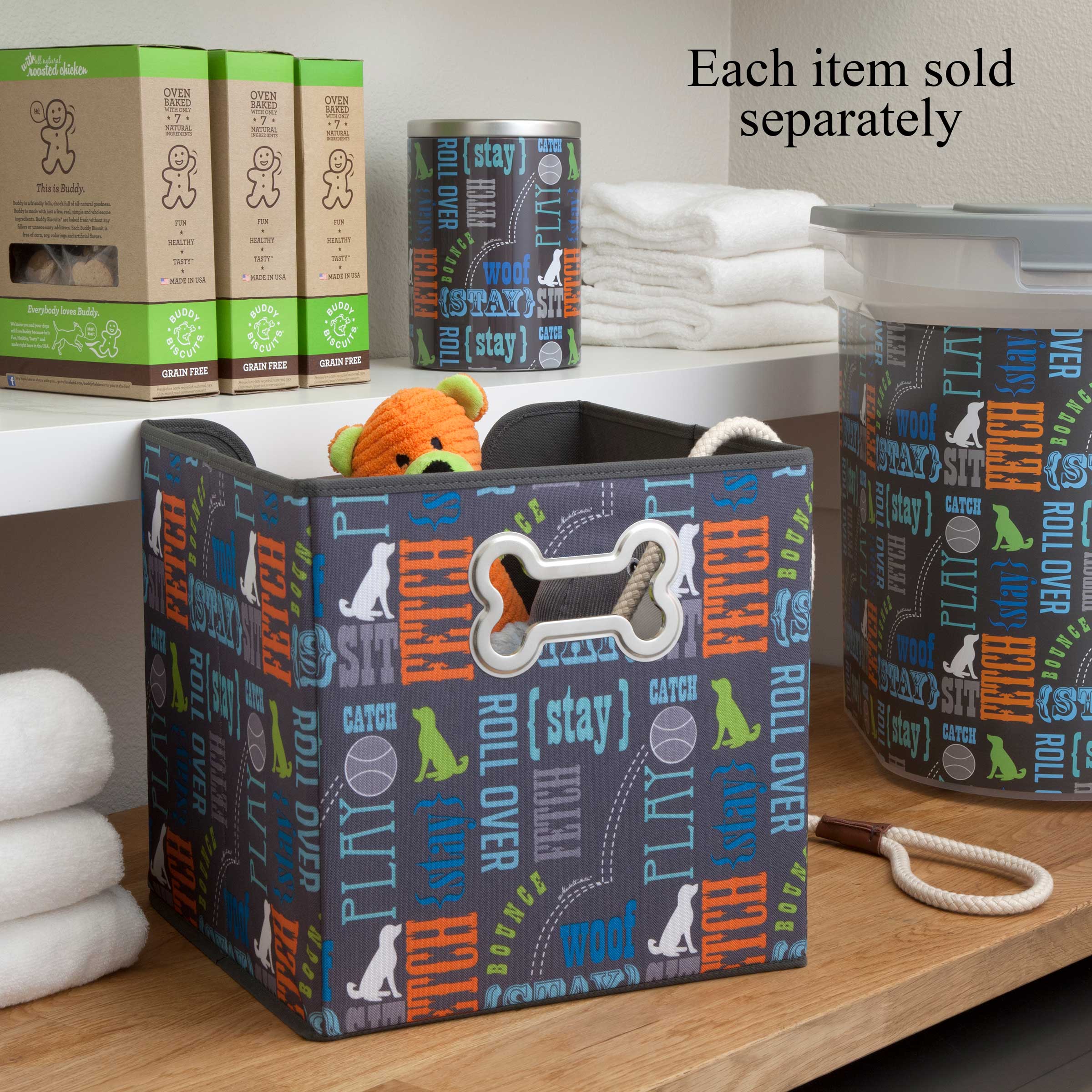 Easy-Access Toy Bin, Wordplay by Macbeth Collection