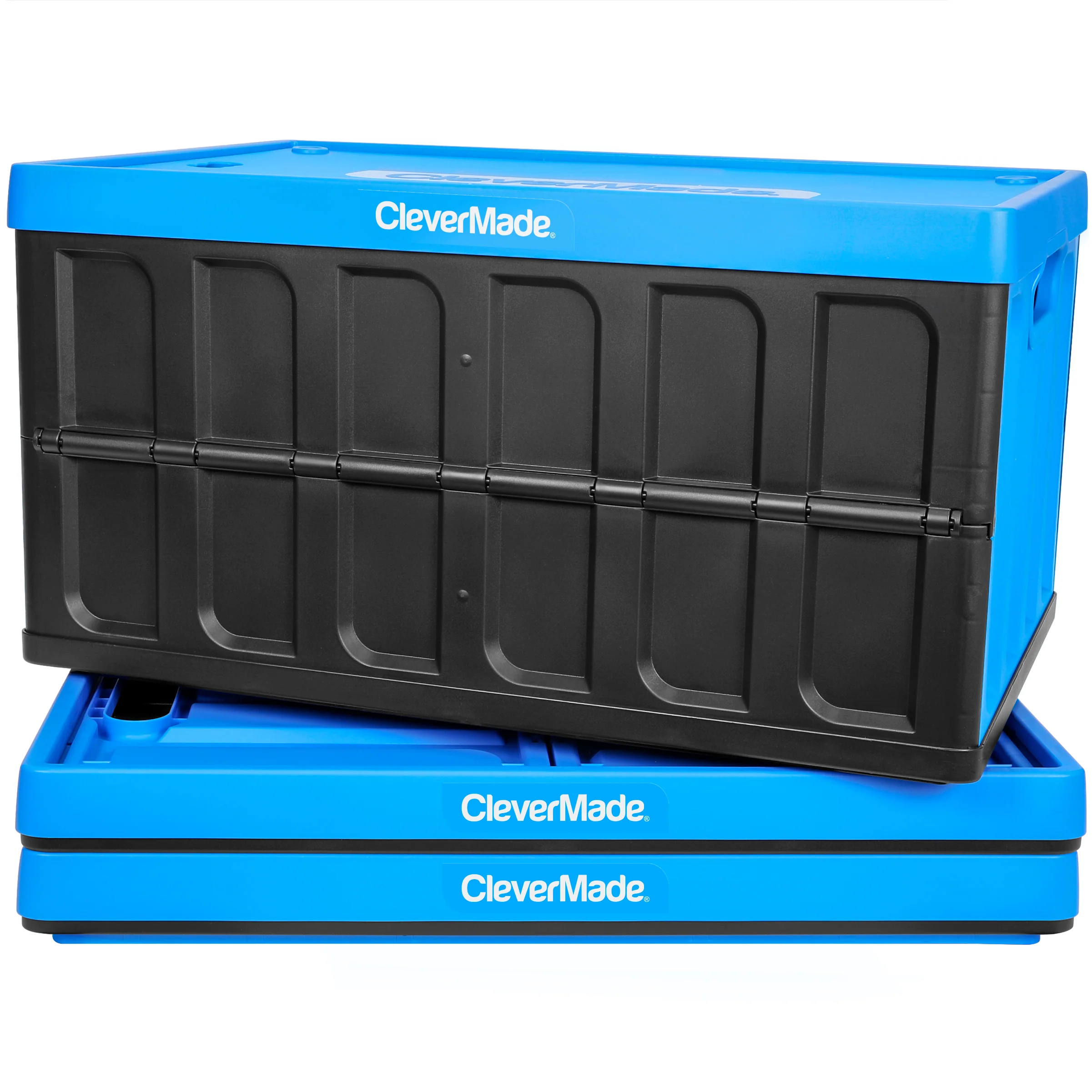 Collapsible Storage Bin with Lid | 46L | 3-Pack